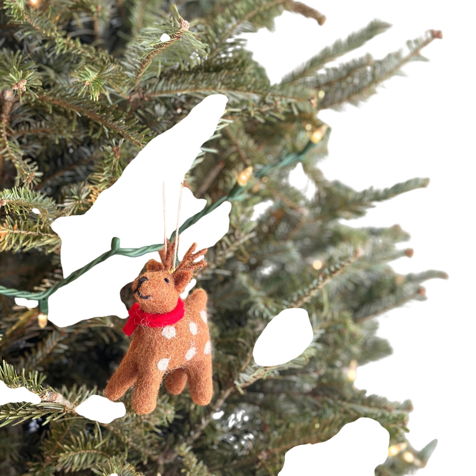 Felt Ornament - Christmas Reindeer