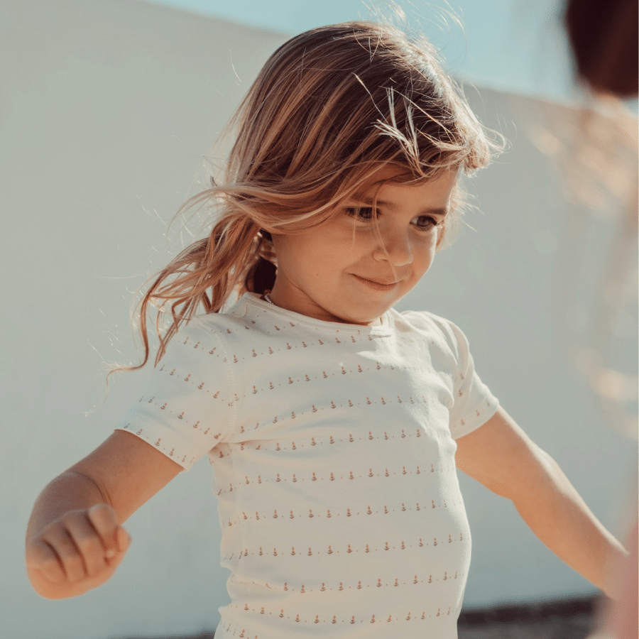 The Printed Short Sleeve Dress - Mini Tulip