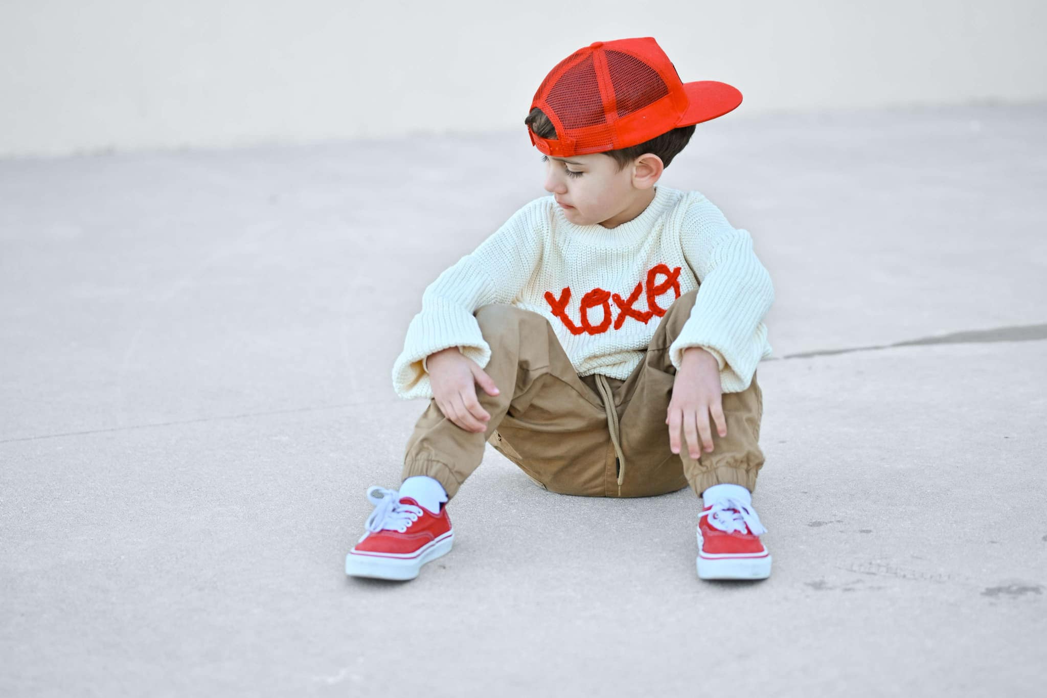 Xoxo Hand Embroidered Sweater