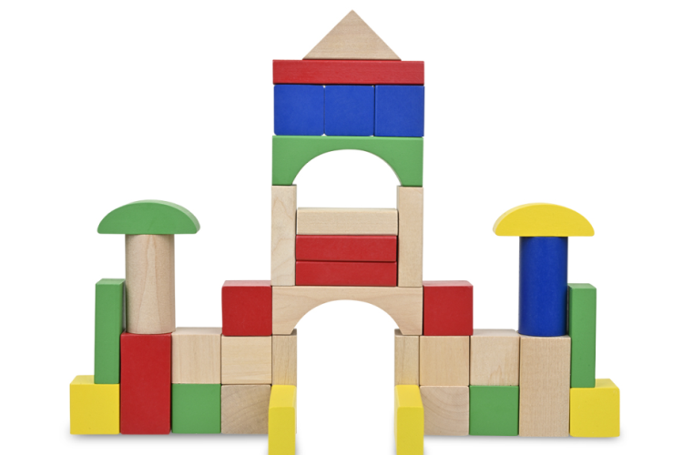 Stack & Build Wood Blocks
