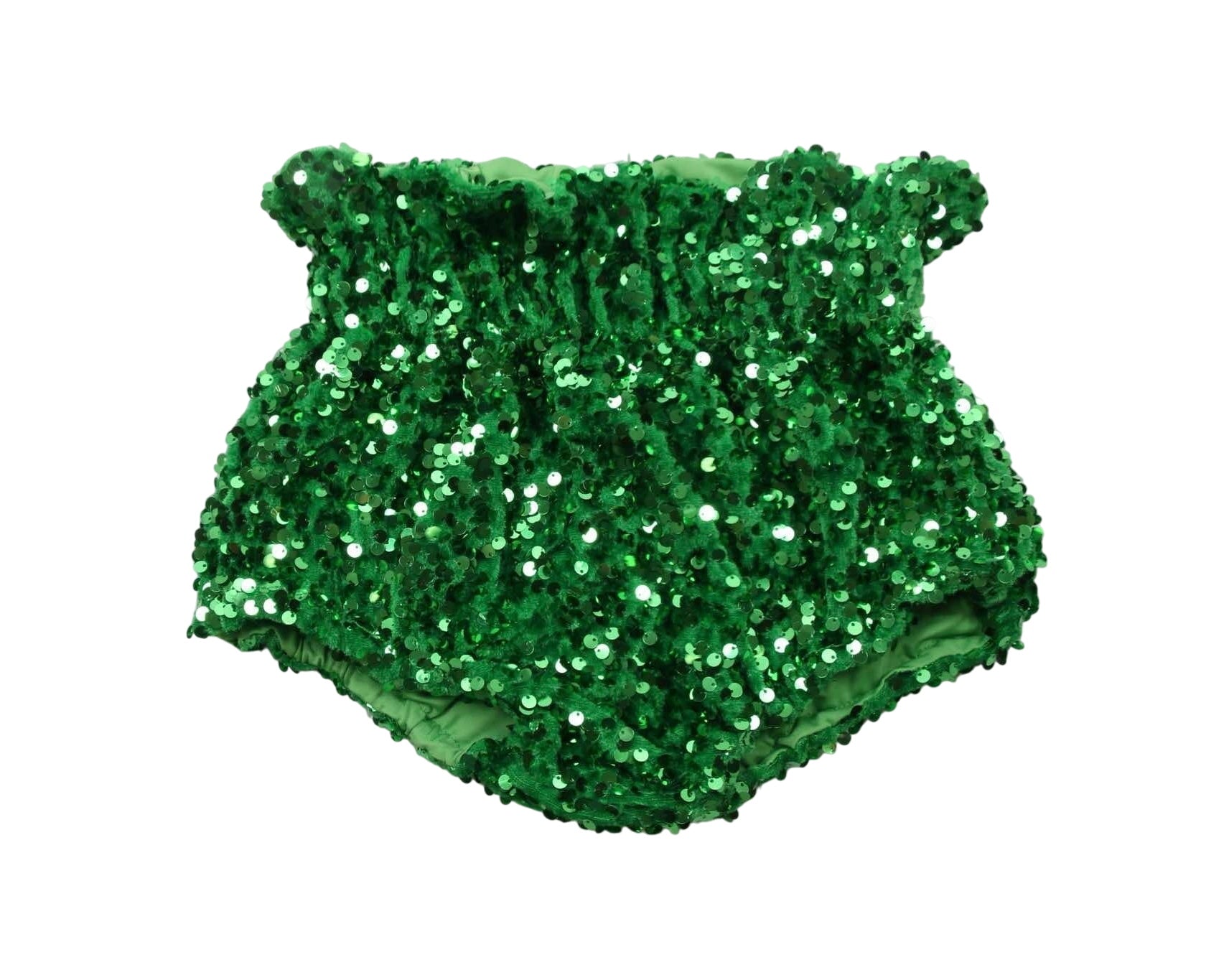 Green Sequin Bloomies