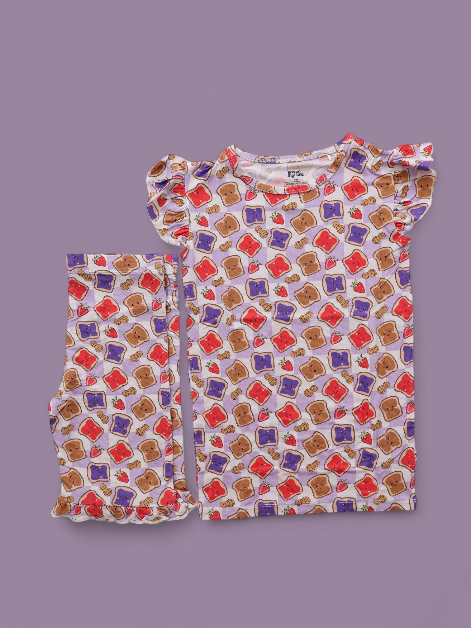 Exclusive Peanut Butter Jelly Time Dream Ruffle Short Set