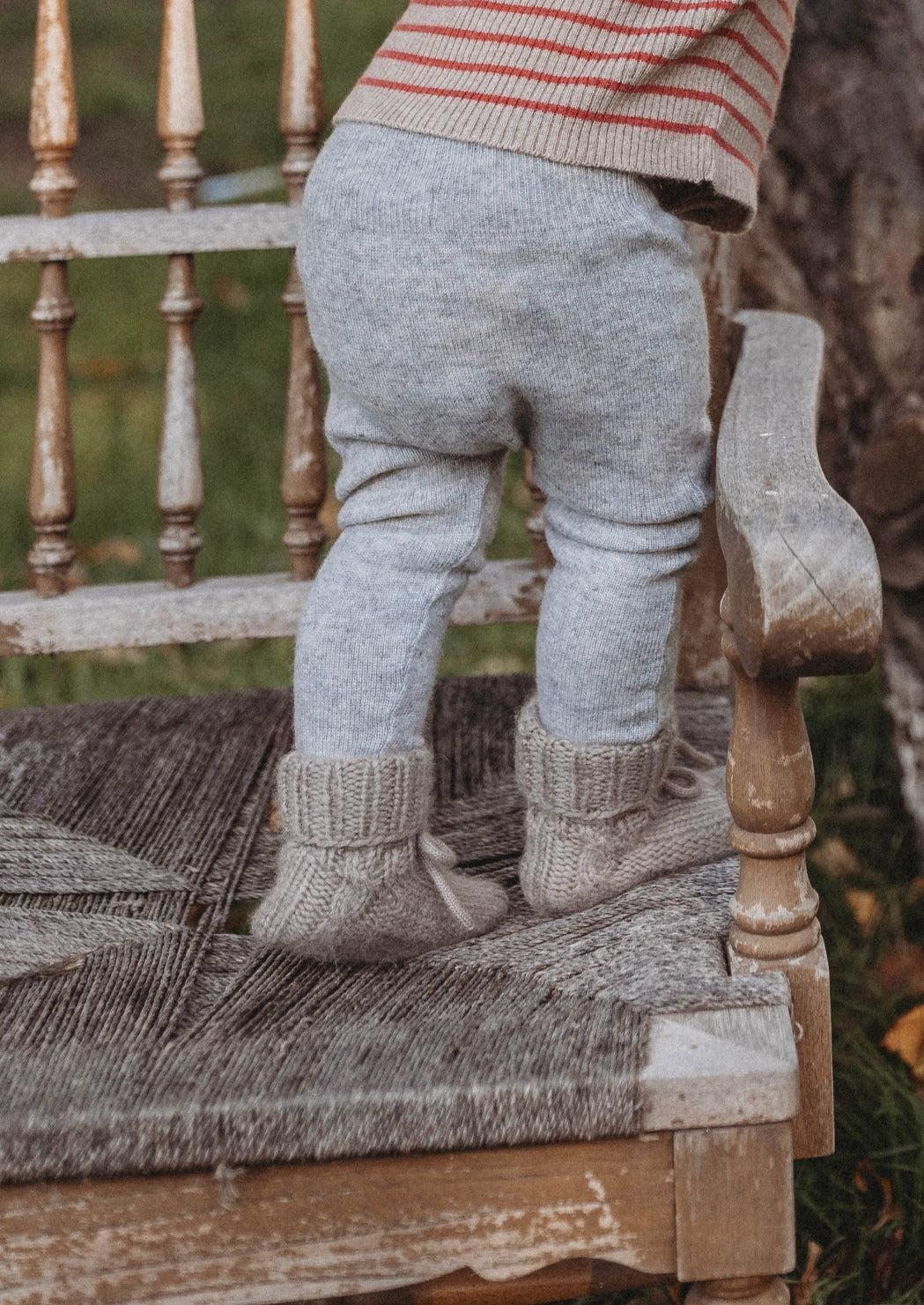 Cashmere Booties | Gray