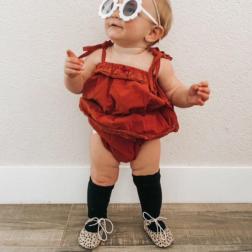 Cheetah - Lace-up Mary Jane - Soft Sole