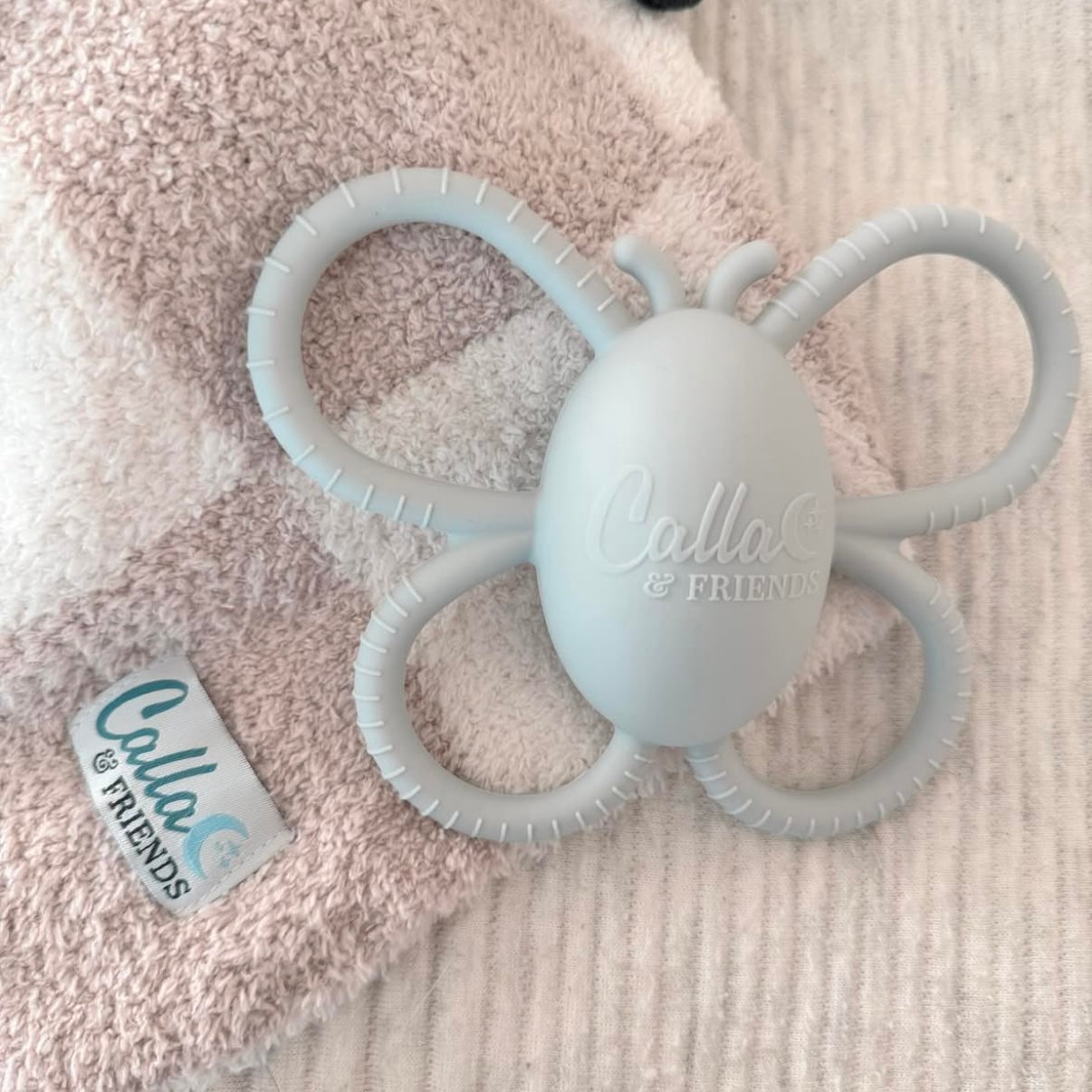 Garden Party Collection - Butterfly Rattle Teether