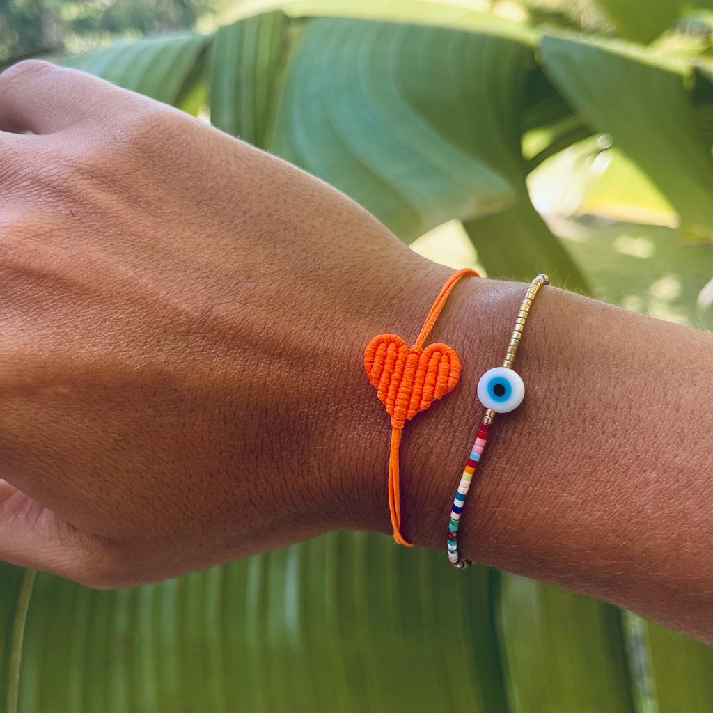Marigold Heart Bracelet