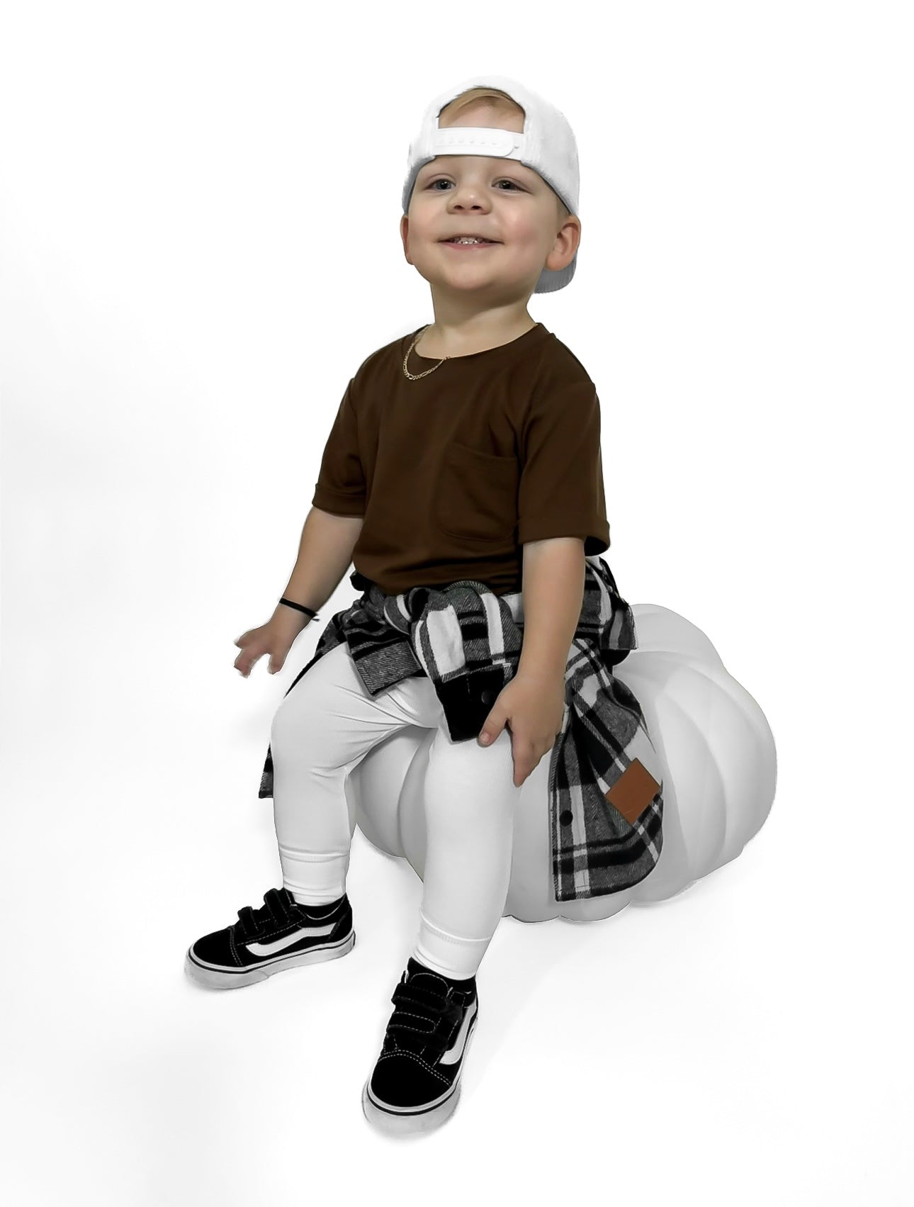 Bamboo Ribbed Leggings - White