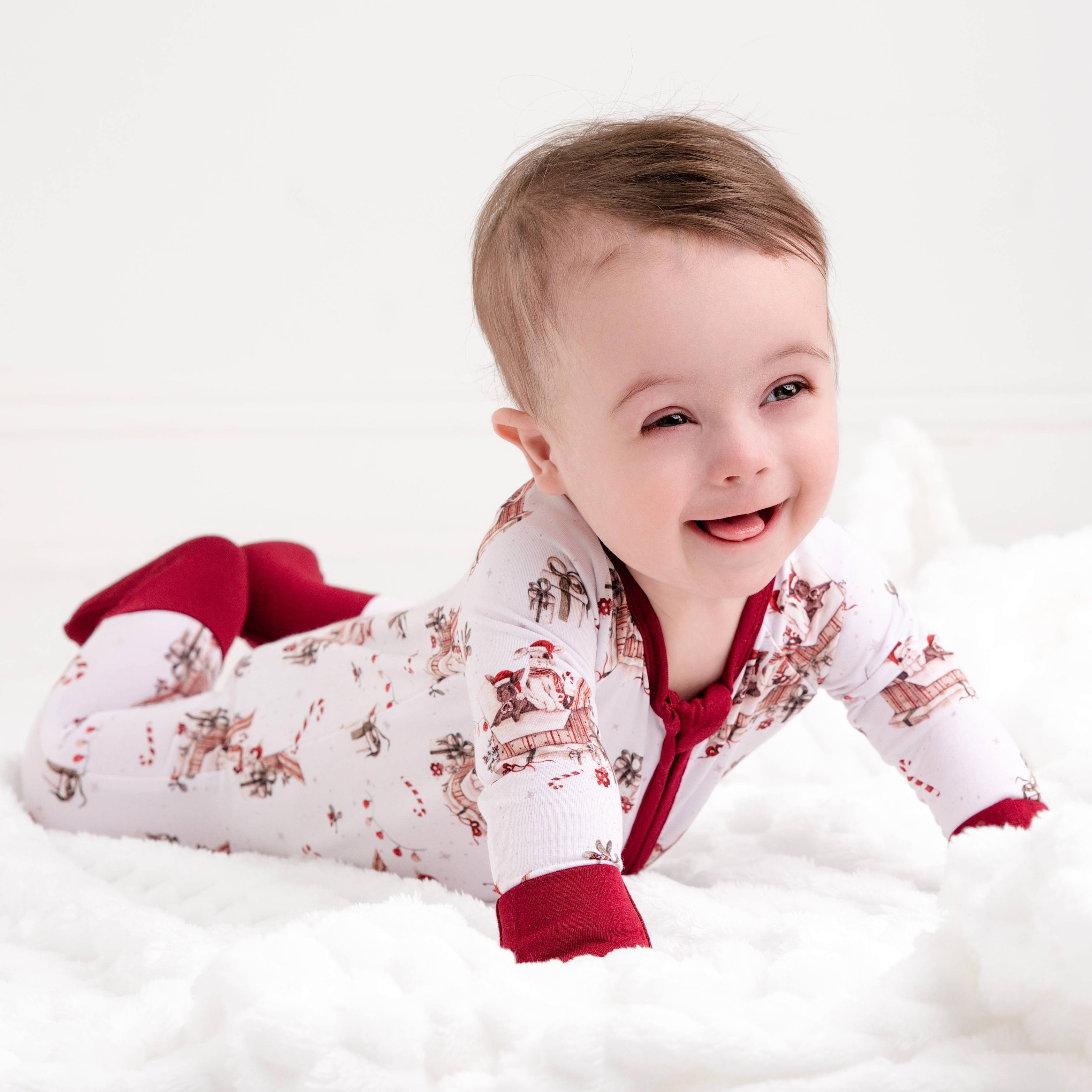 Jingle Bell Hop (rabbit) Romper