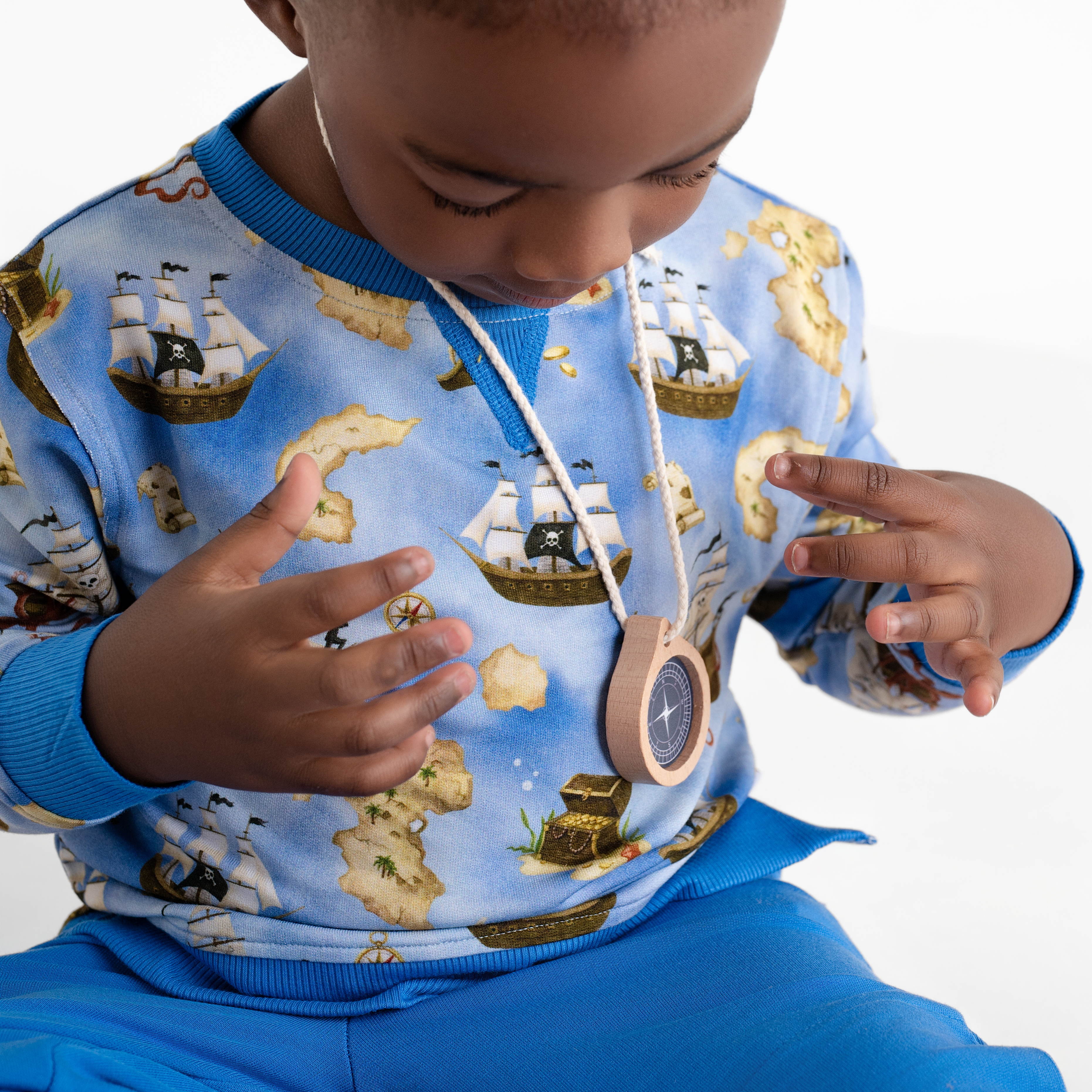 Maps And Mateys (pirate) Kids Jogger Set