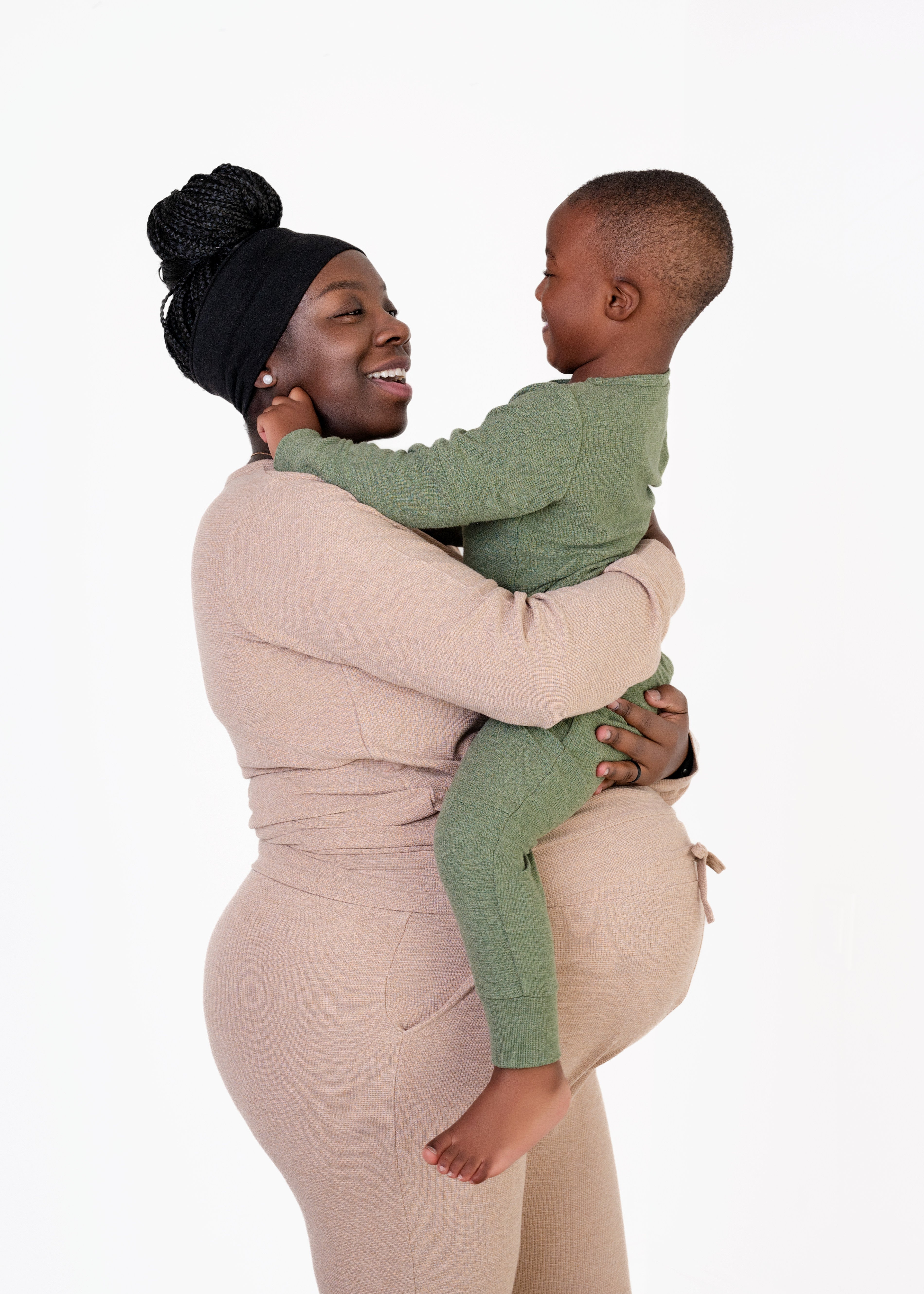 Bamboo Waffle Women's Jogger Pants-line Dry Only