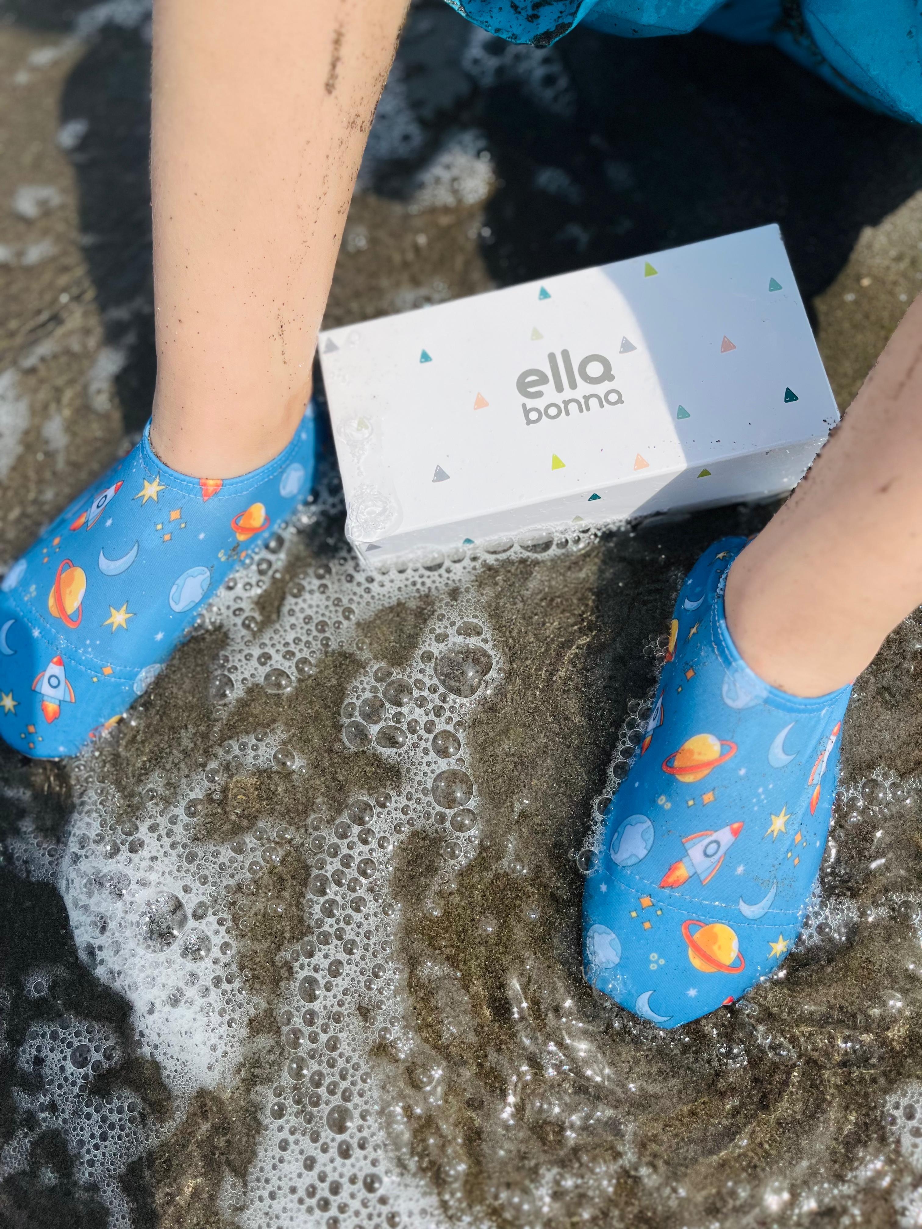 Non-slip Sole, Unisex Baby, Children's Sea Shoes, Pool Booties, Space