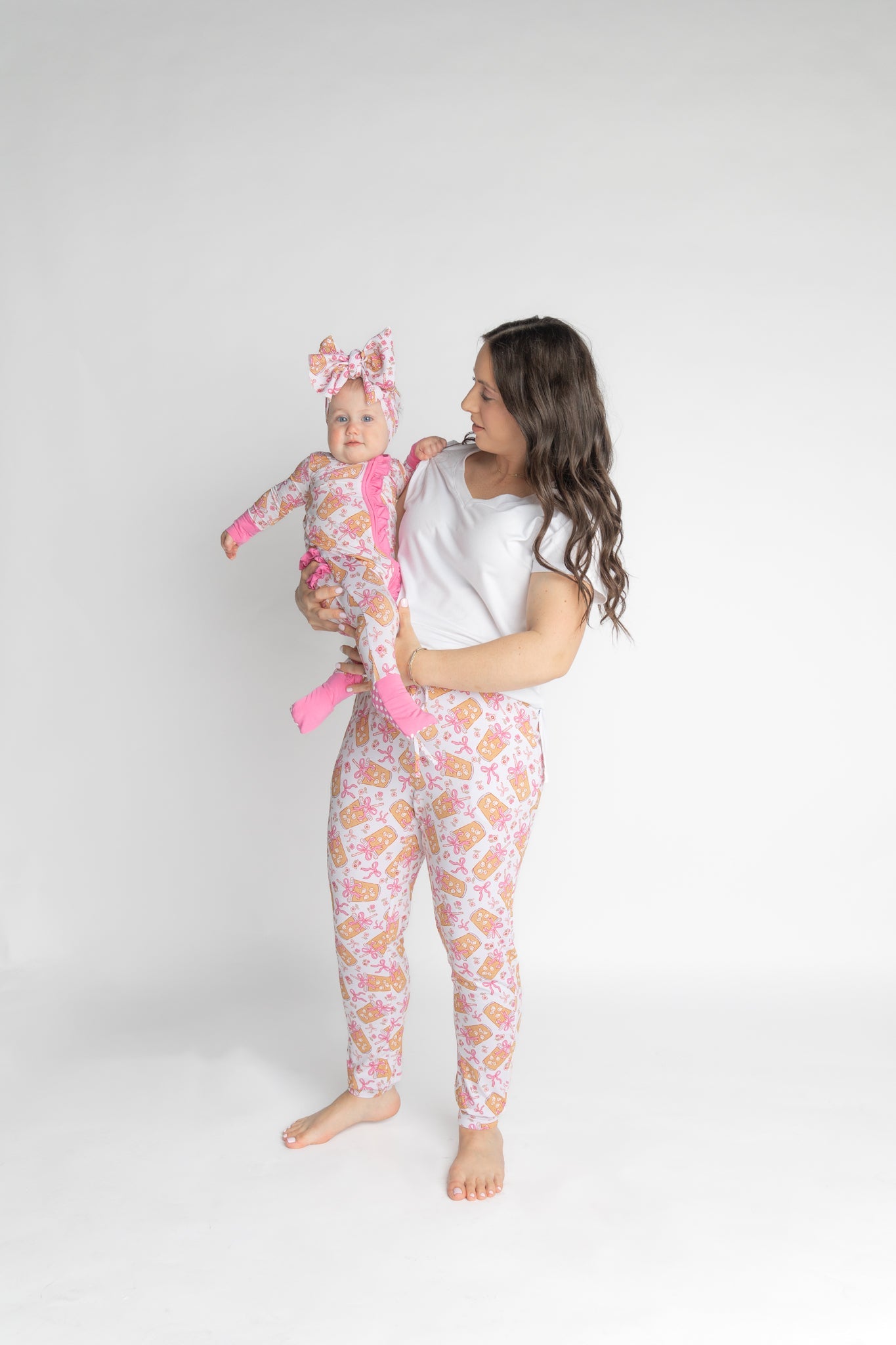 Bows And Brews Women's Bamboo Pajama Jogger Pants