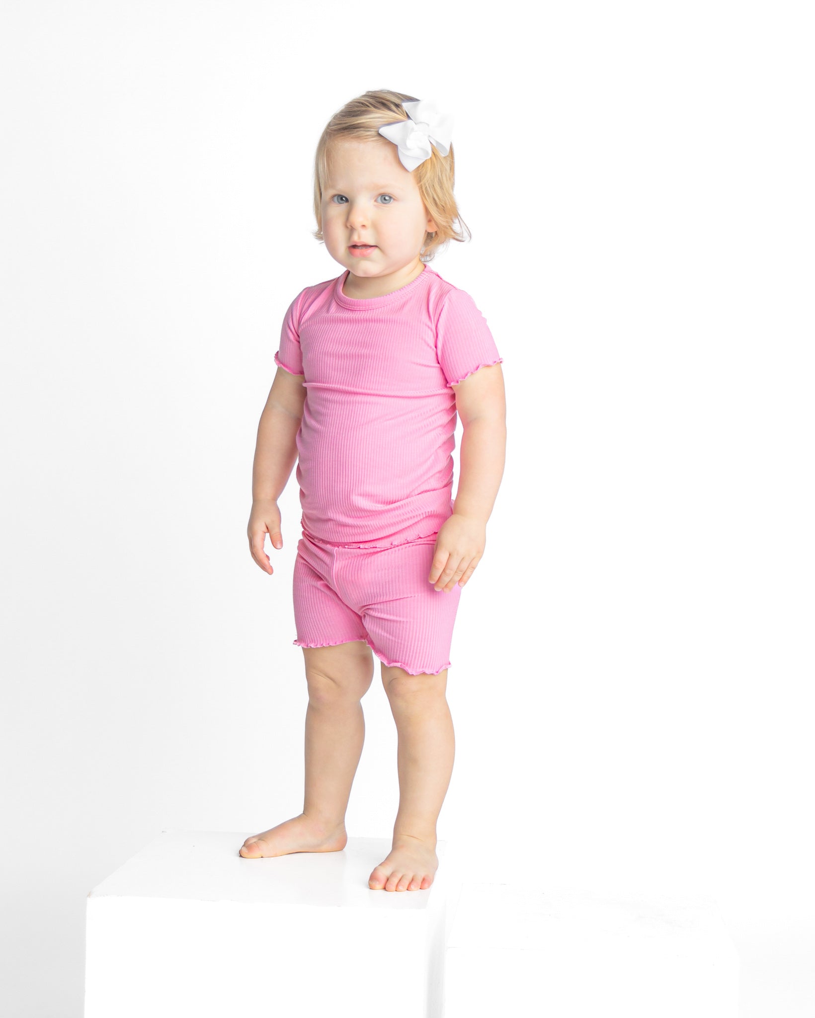 Taffy Pink Bamboo Two Piece Pajama Set