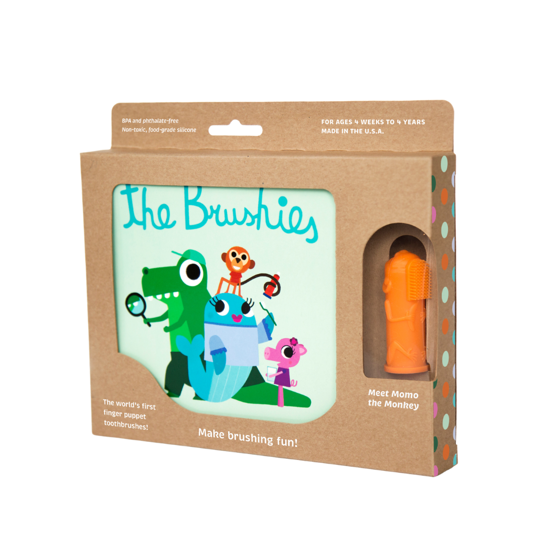 Momo The Monkey Brushie And Book