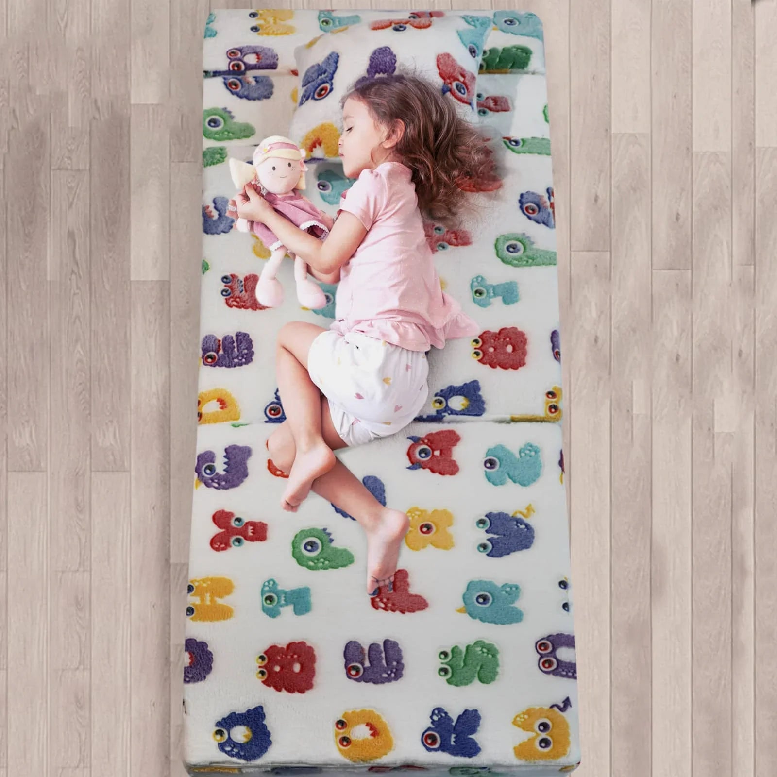 Convertible Kids Foldable Floor Mattress