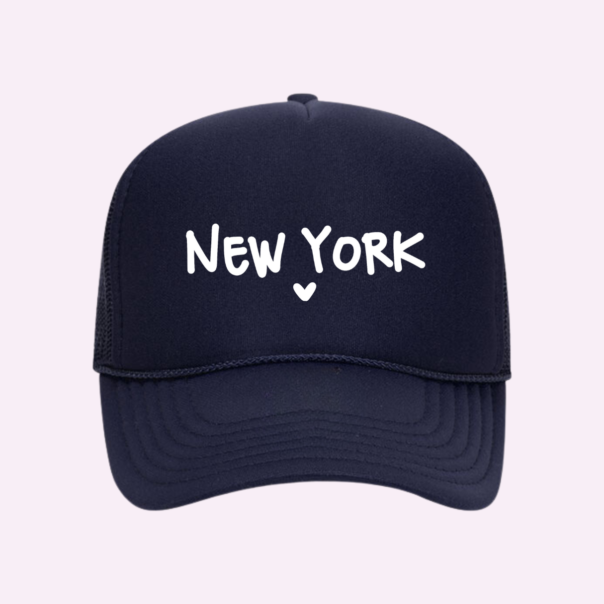 I Love New York ♡ Printed Trucker Hat