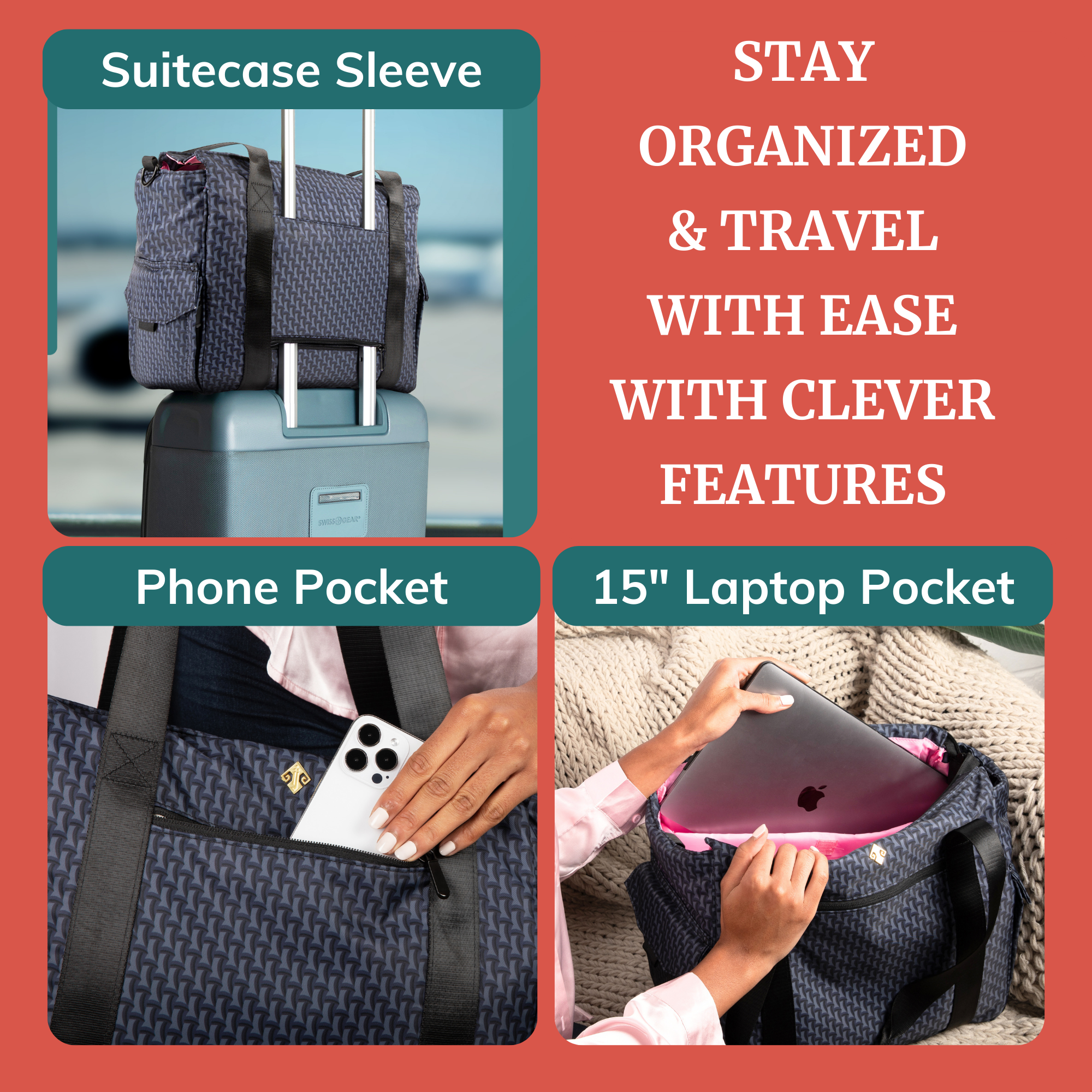 Breast Pump Tote Bag - Ellerby