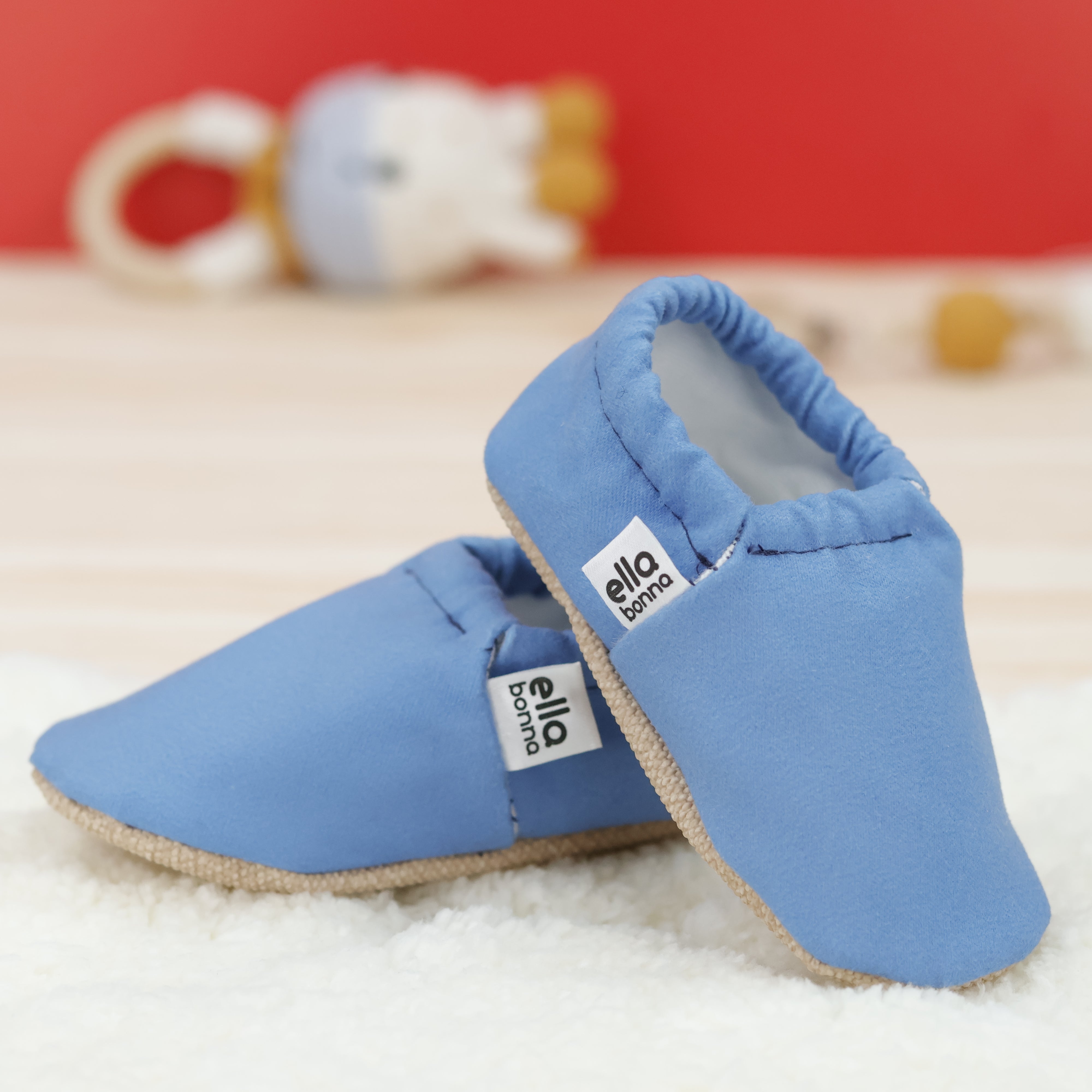 Moccasins, Slippers, Blue