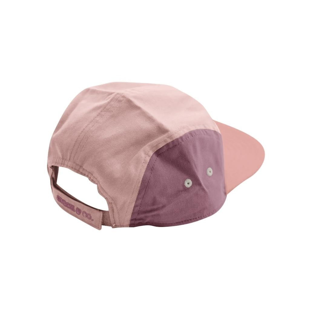 5 Panel Hat | Anti Uv - Blush Bloom + Mauve Rose
