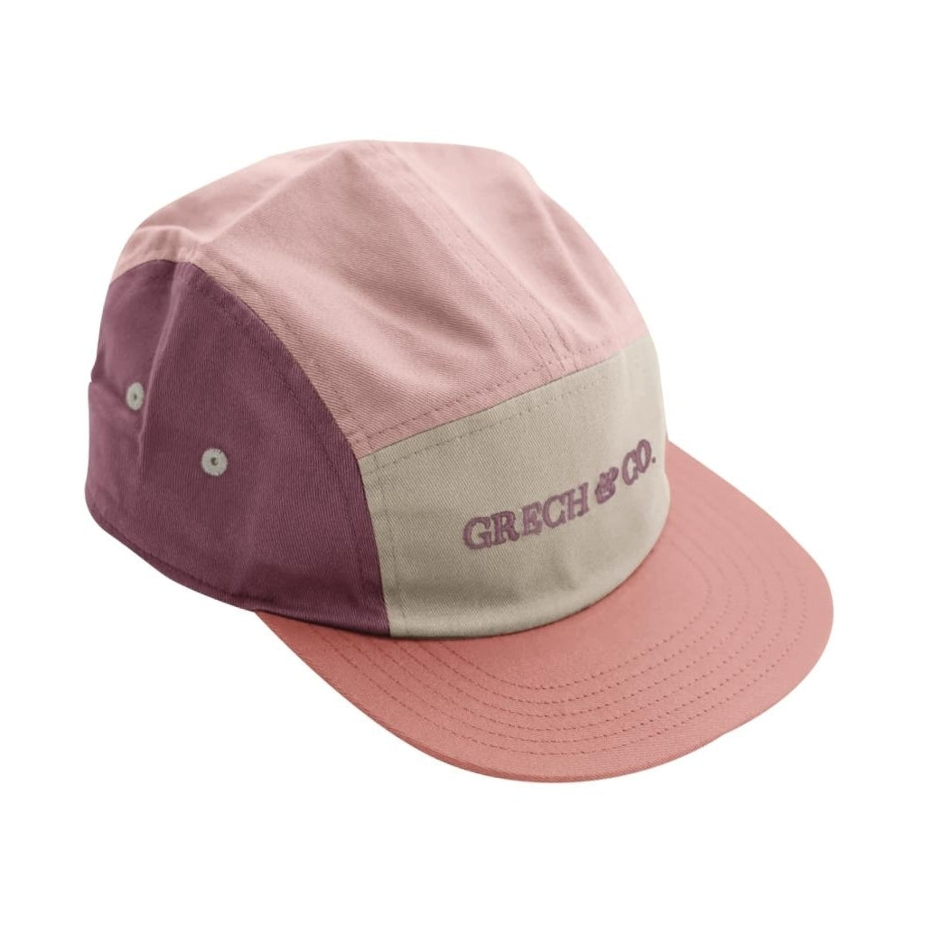 5 Panel Hat | Anti Uv - Blush Bloom + Mauve Rose