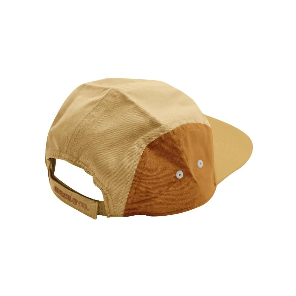 5 Panel Hat | Anti Uv - Mellow Yellow + Sienna