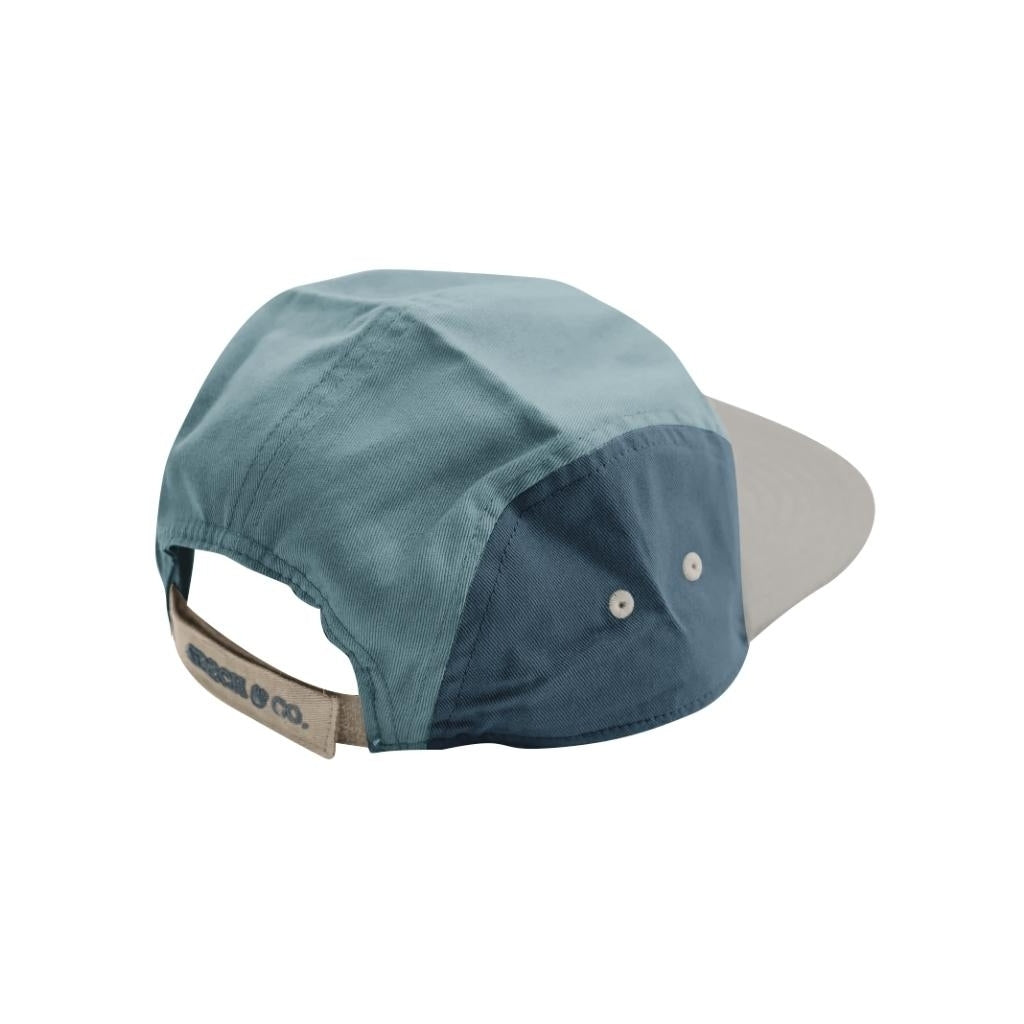 5 Panel Hat | Anti Uv - Sky Blue + Desert Teal