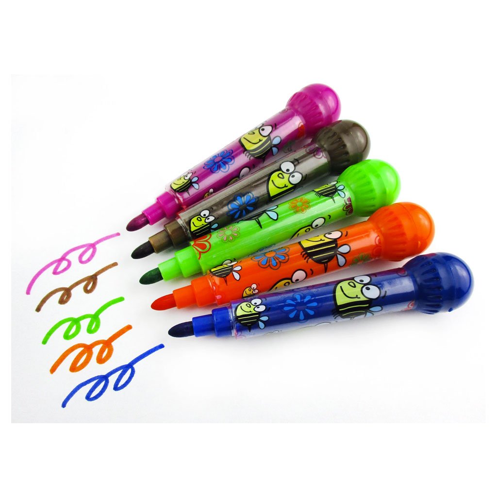 5 Pcs Assorted Stamper Marker Set