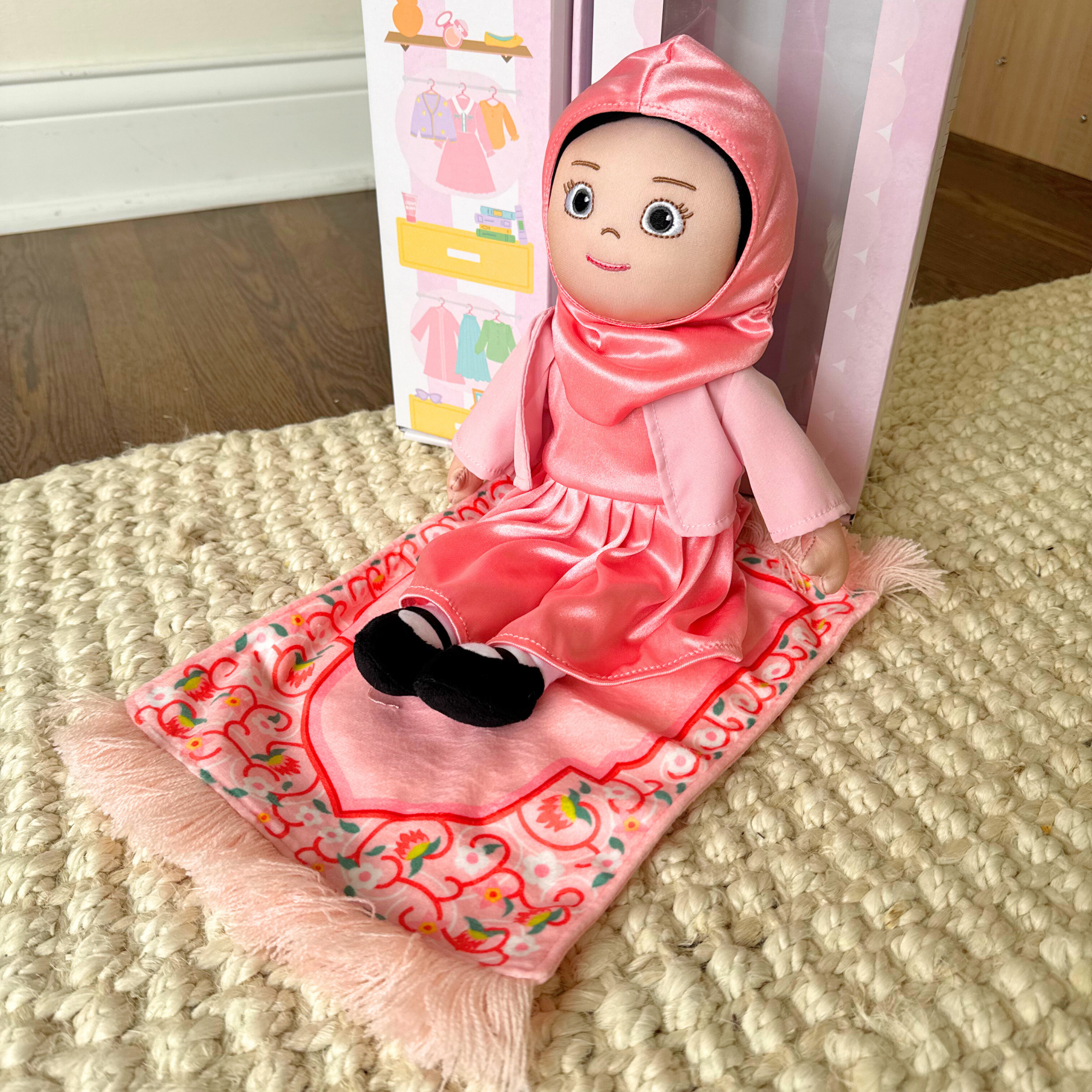 The Lala Doll + 4 Outfits + Prayer Rug | My First Hijabi, Muslim Doll