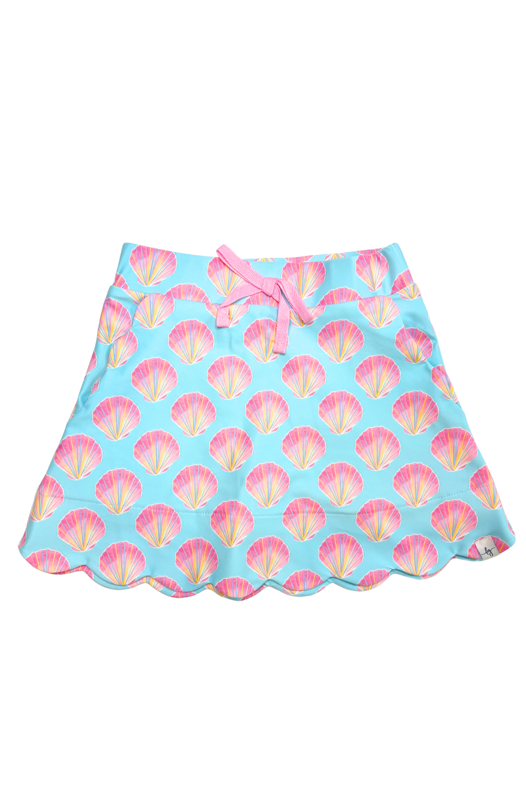 Serene Seashell Athletic Skort