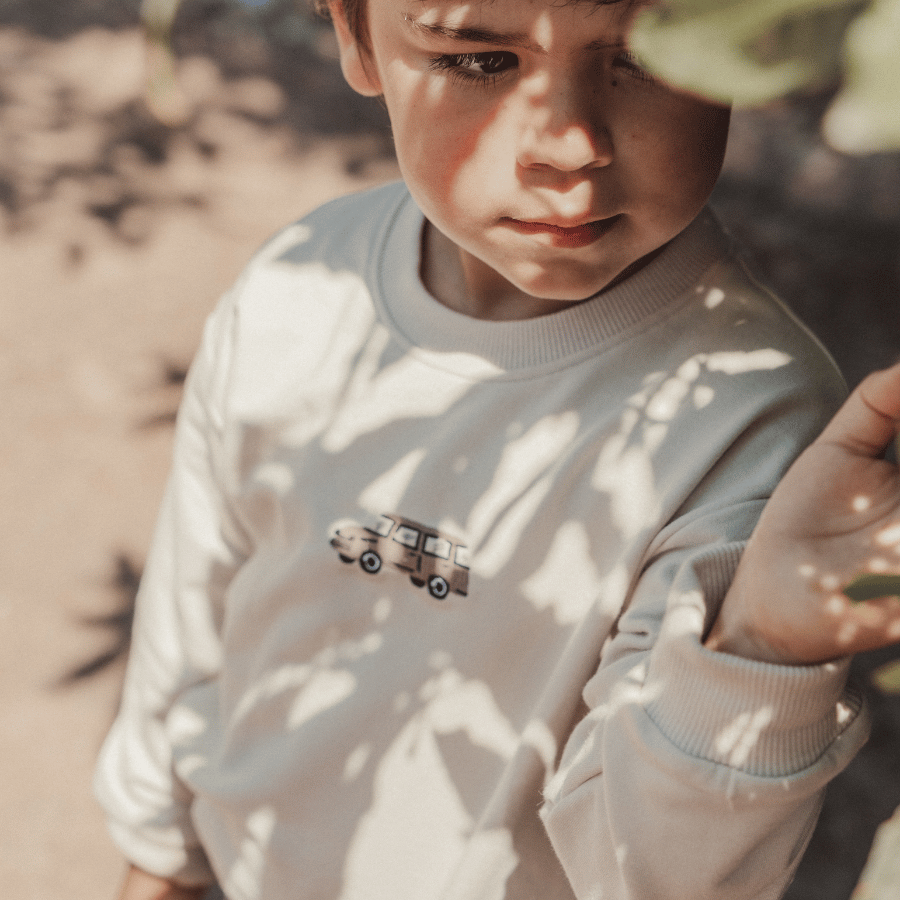 The Embroidered Sweatshirt - Vintage Car