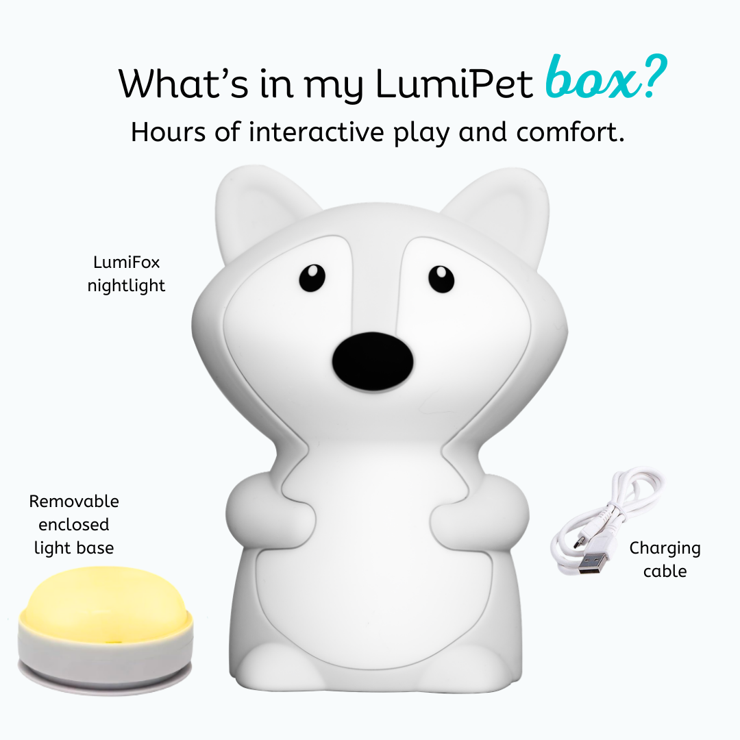 Lumipets® Felix The Fox- Children's Touch Night Light Junior