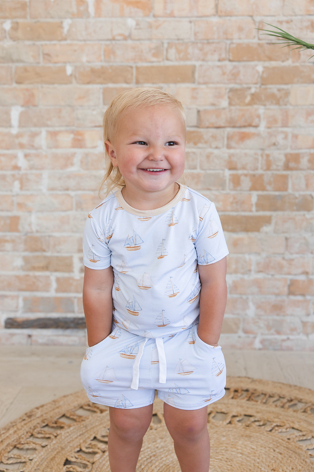 Sailboats - Pocket Short Set