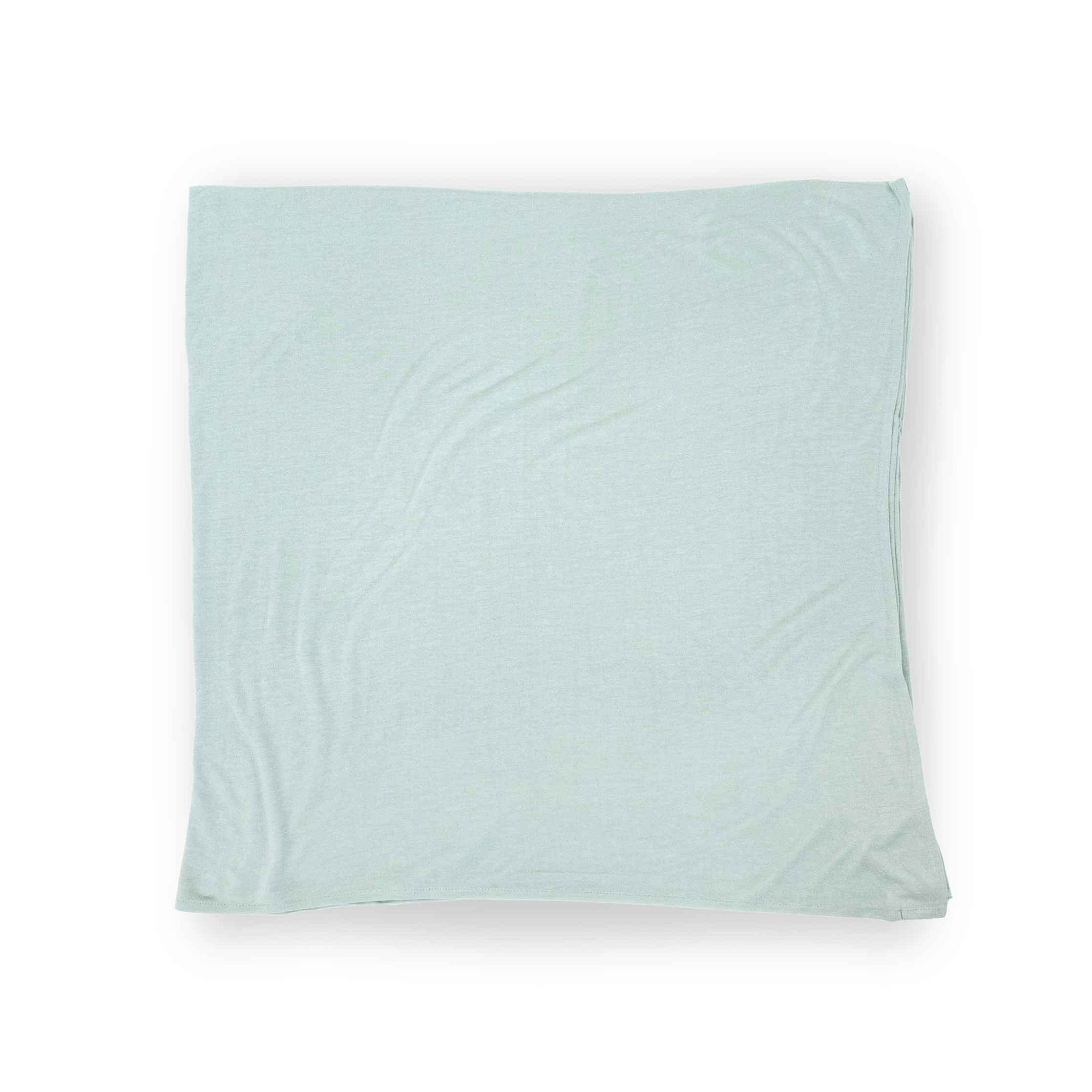 Stretch Knit Swaddle Blanket - Frost Green