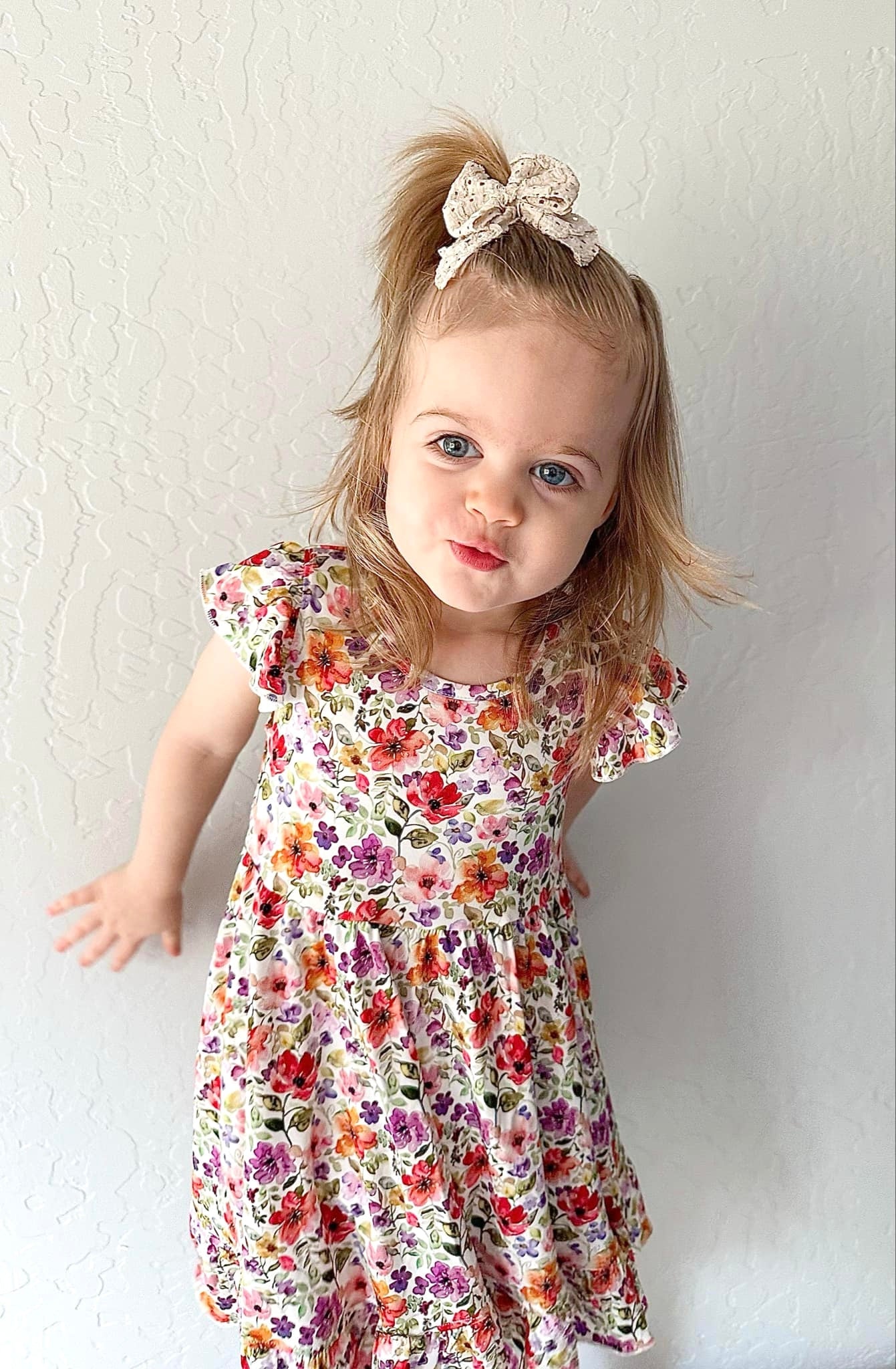 Watercolor Floral Twirl