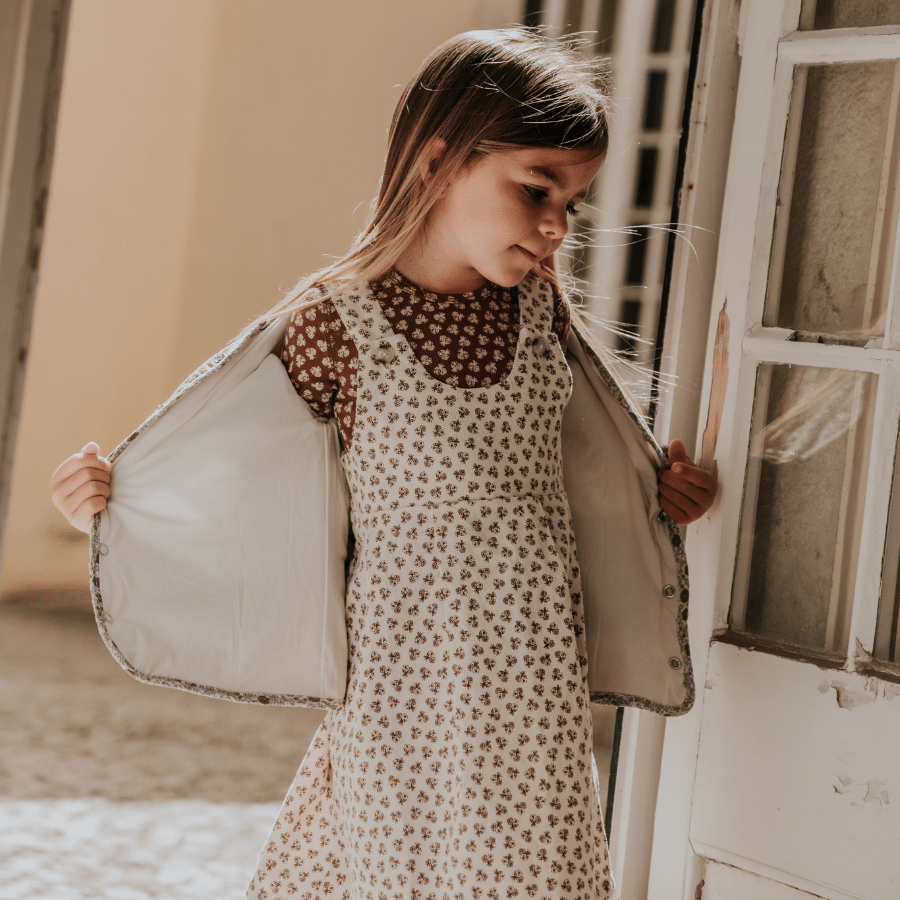 The Corduroy Bloomer - Neutral Floral