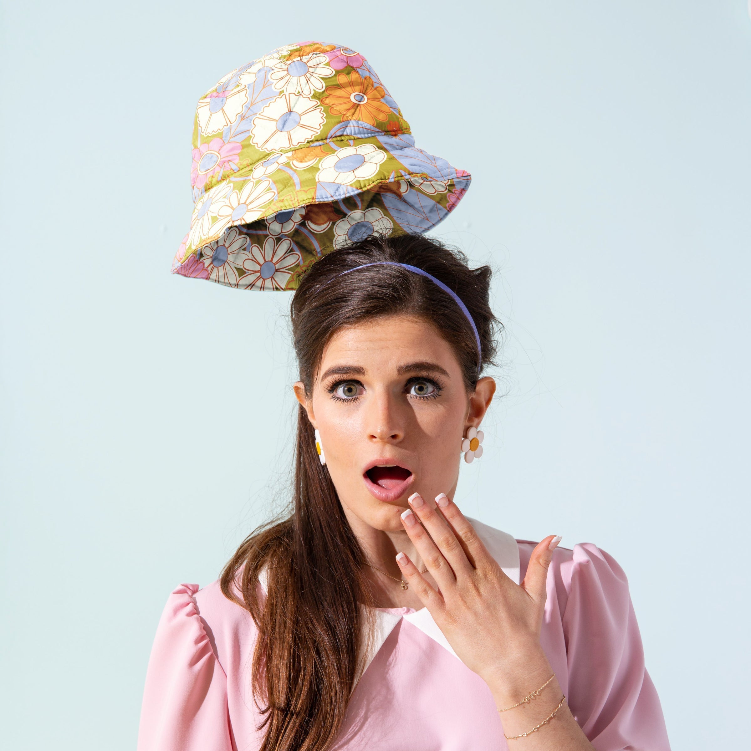 Gatherin' Flowers Puffy Bucket Hat