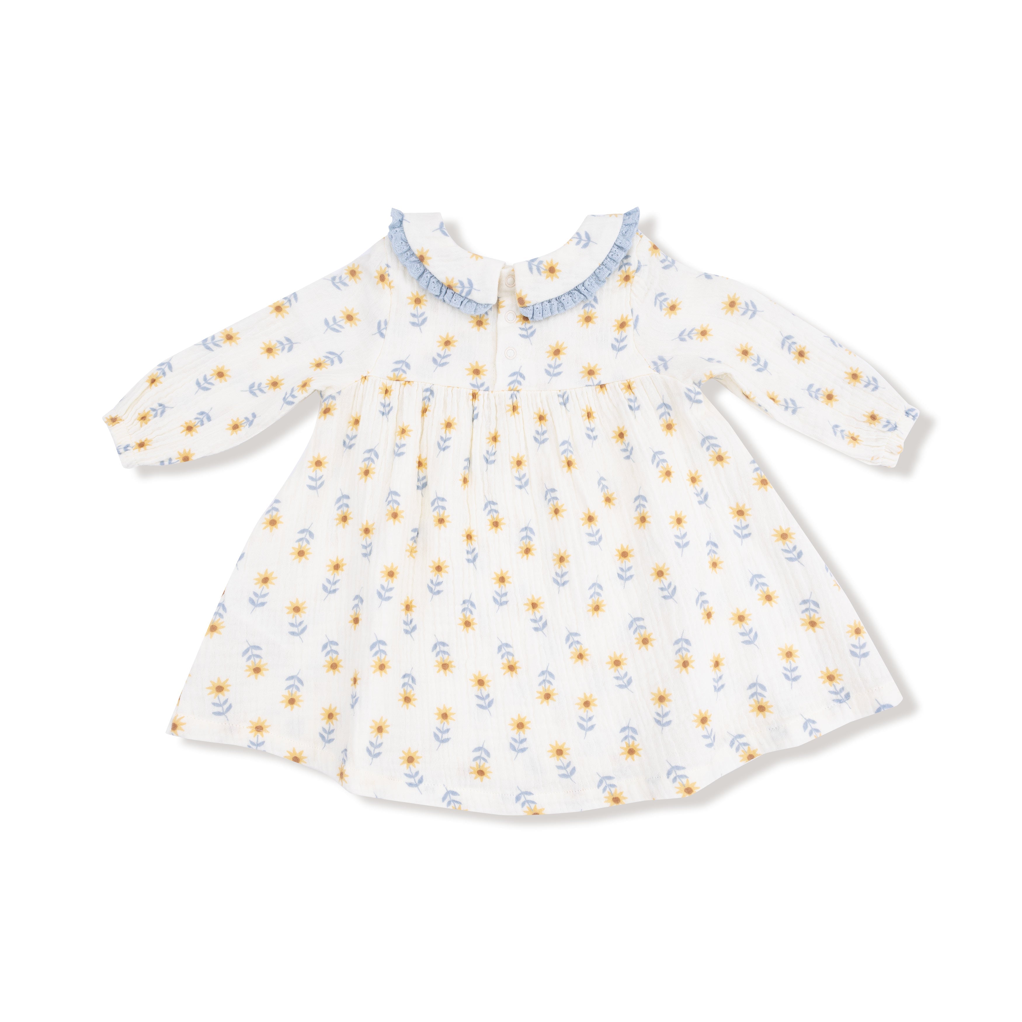 Peter Pan Collar Dress And Leggings