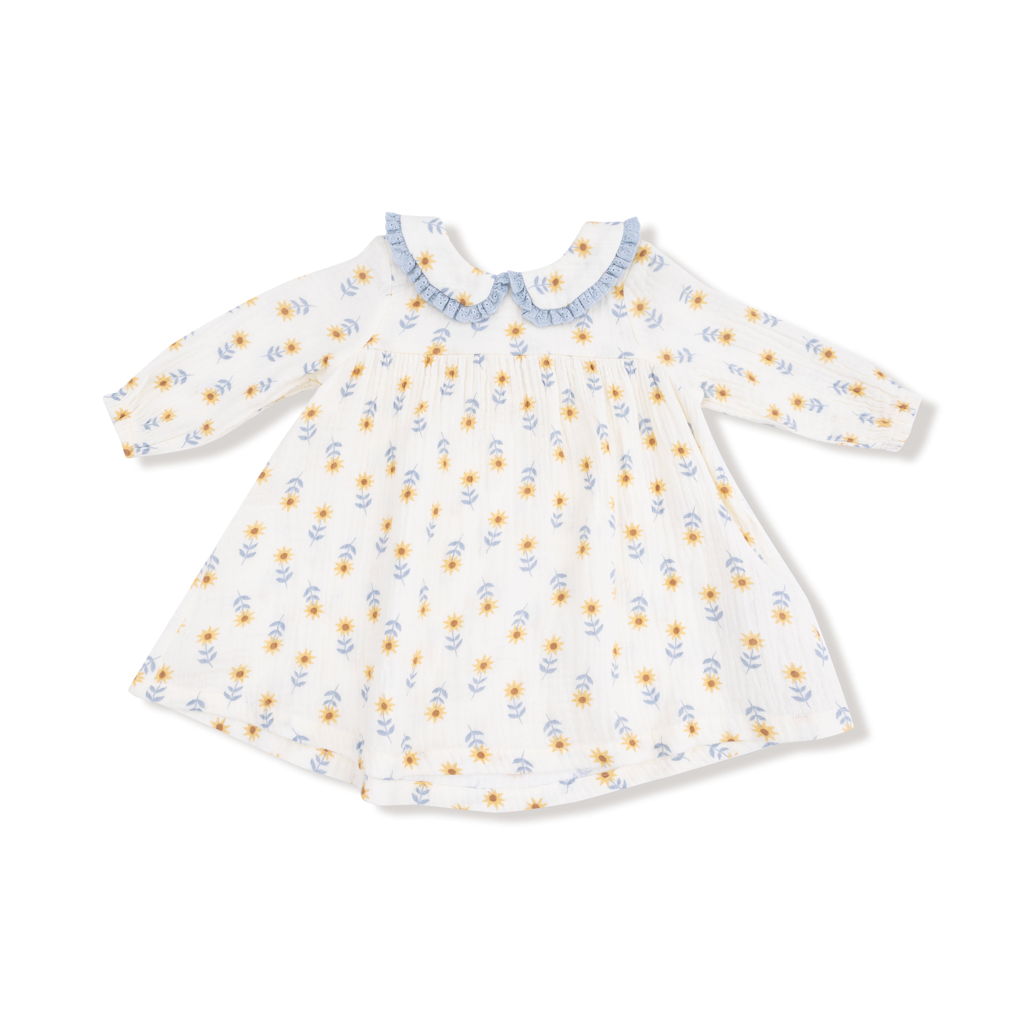 Peter Pan Collar Dress And Leggings