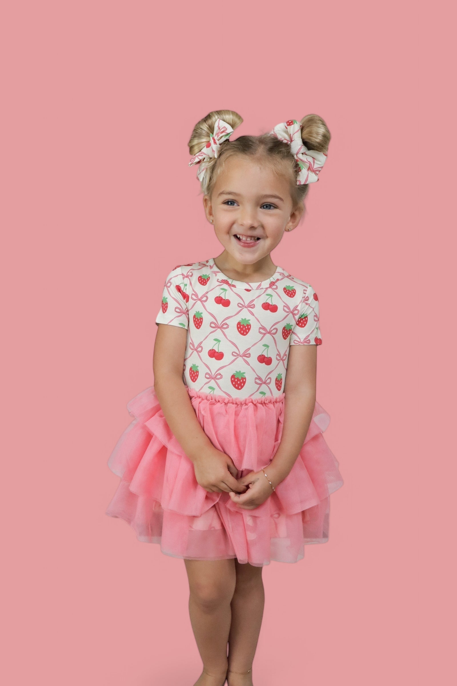 Cherry Bow Berry Dream Tutu Dress