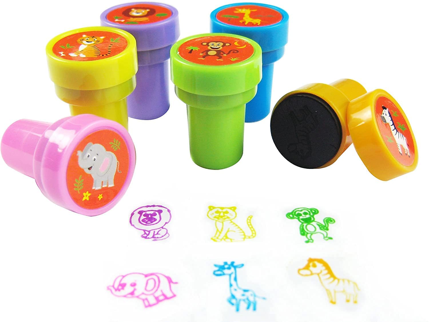 Safari Jungle Animals Party Favor Bundle For 12 Kids