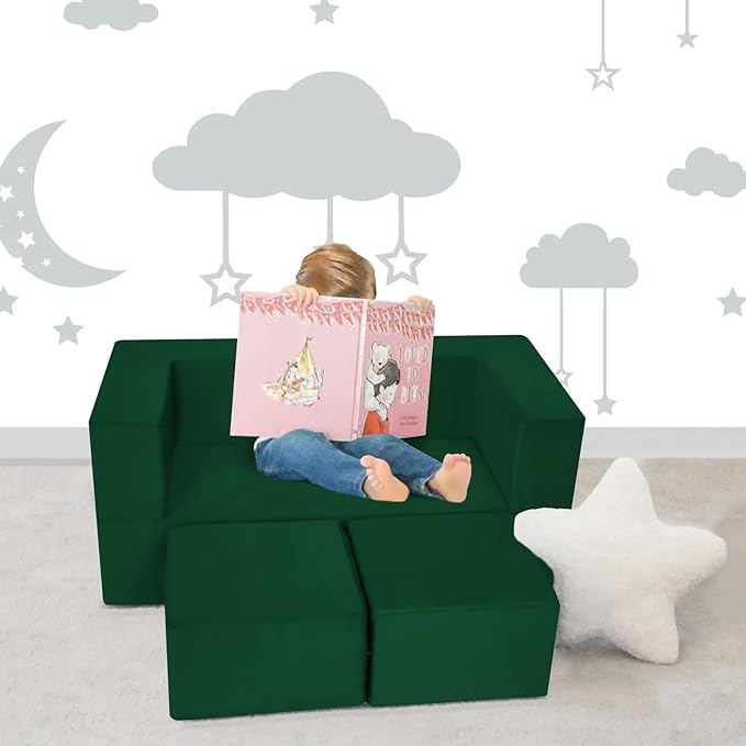 Convertible Kids Modular Couch-glow Pattern