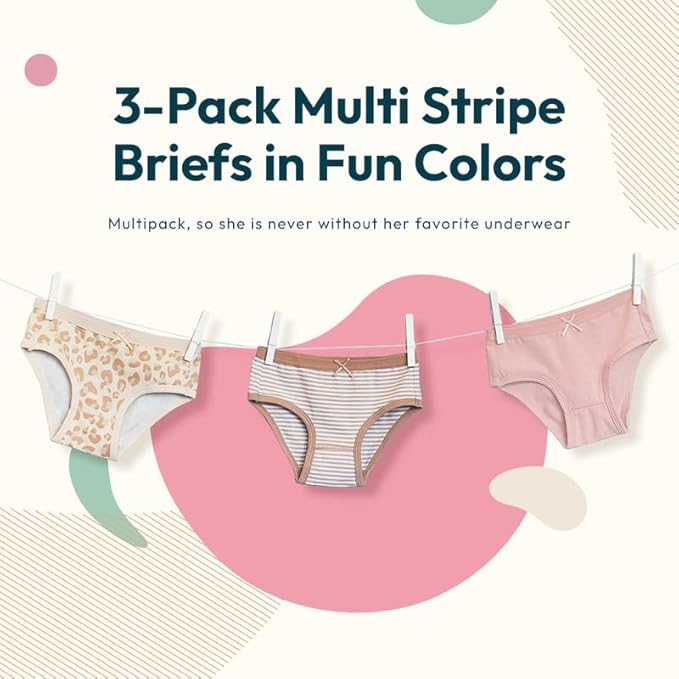 Feathers Girls And Toddler Underwear - Kids Underwear - Super Soft Cotton