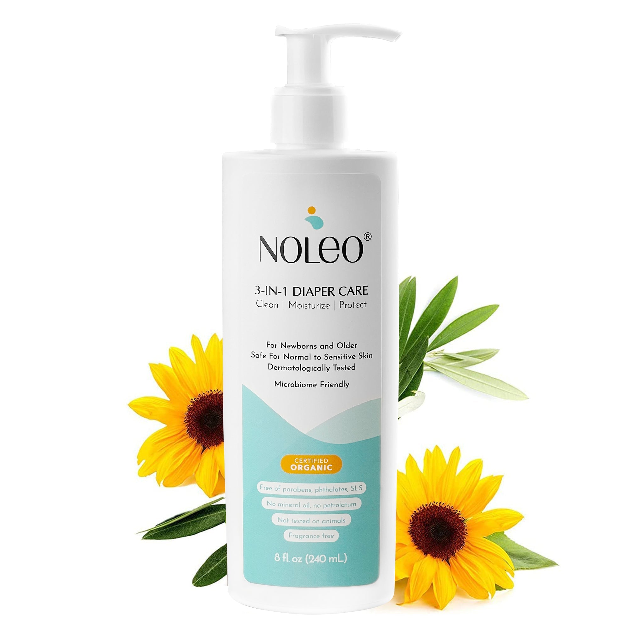 Noleo 3-in-1 - Diaper Rash Cream - Ewg Verified