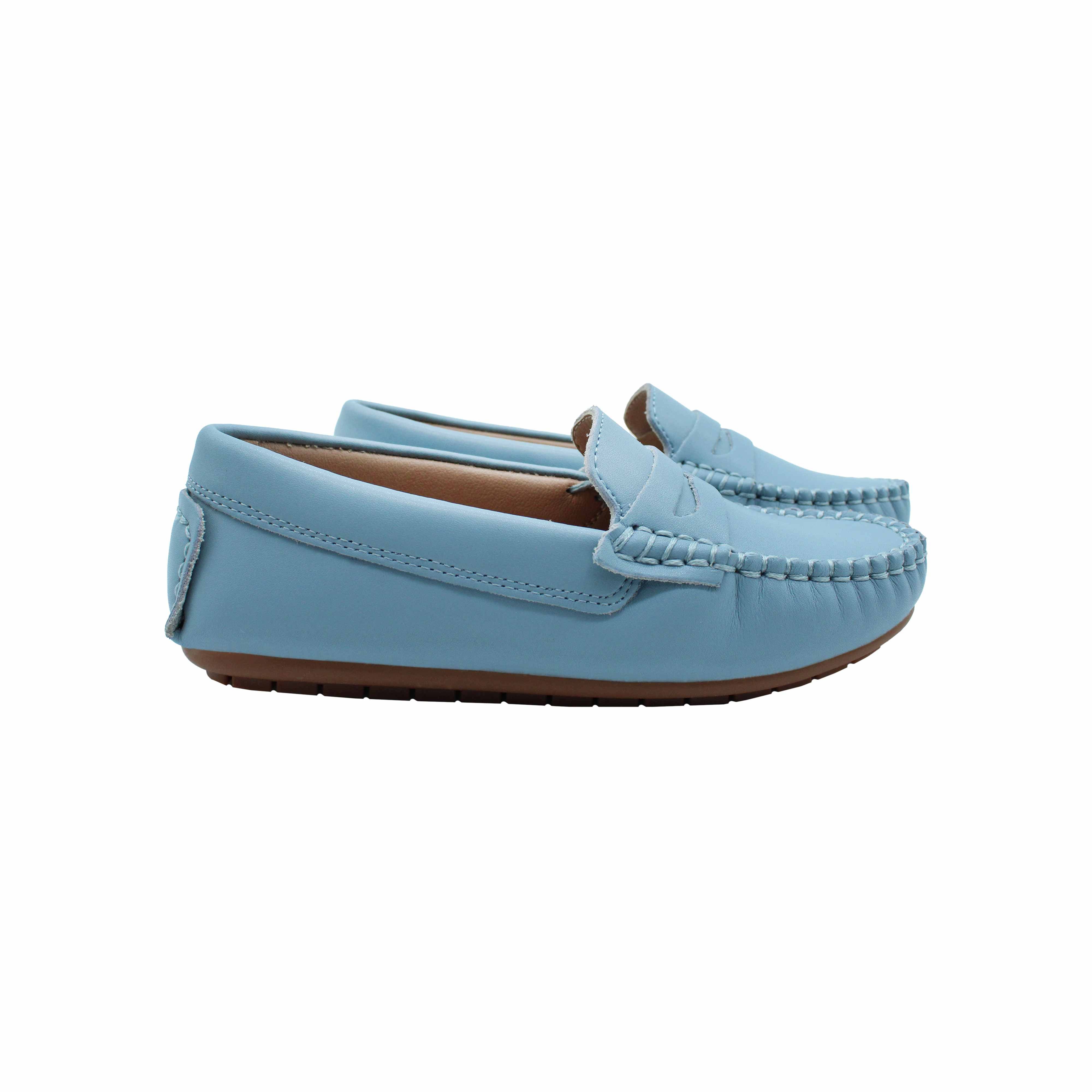 Dusty Blue Leather
