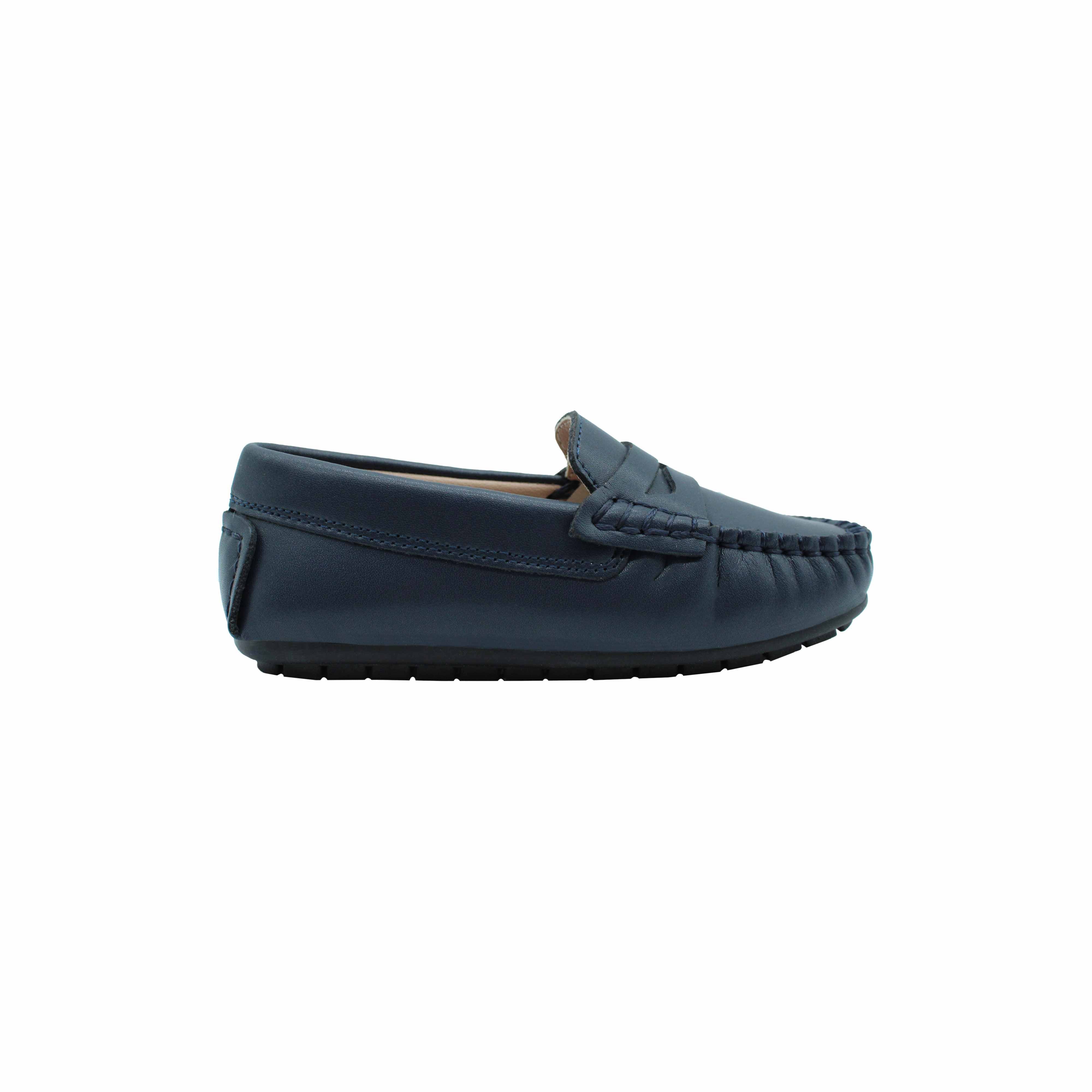 Navy Leather