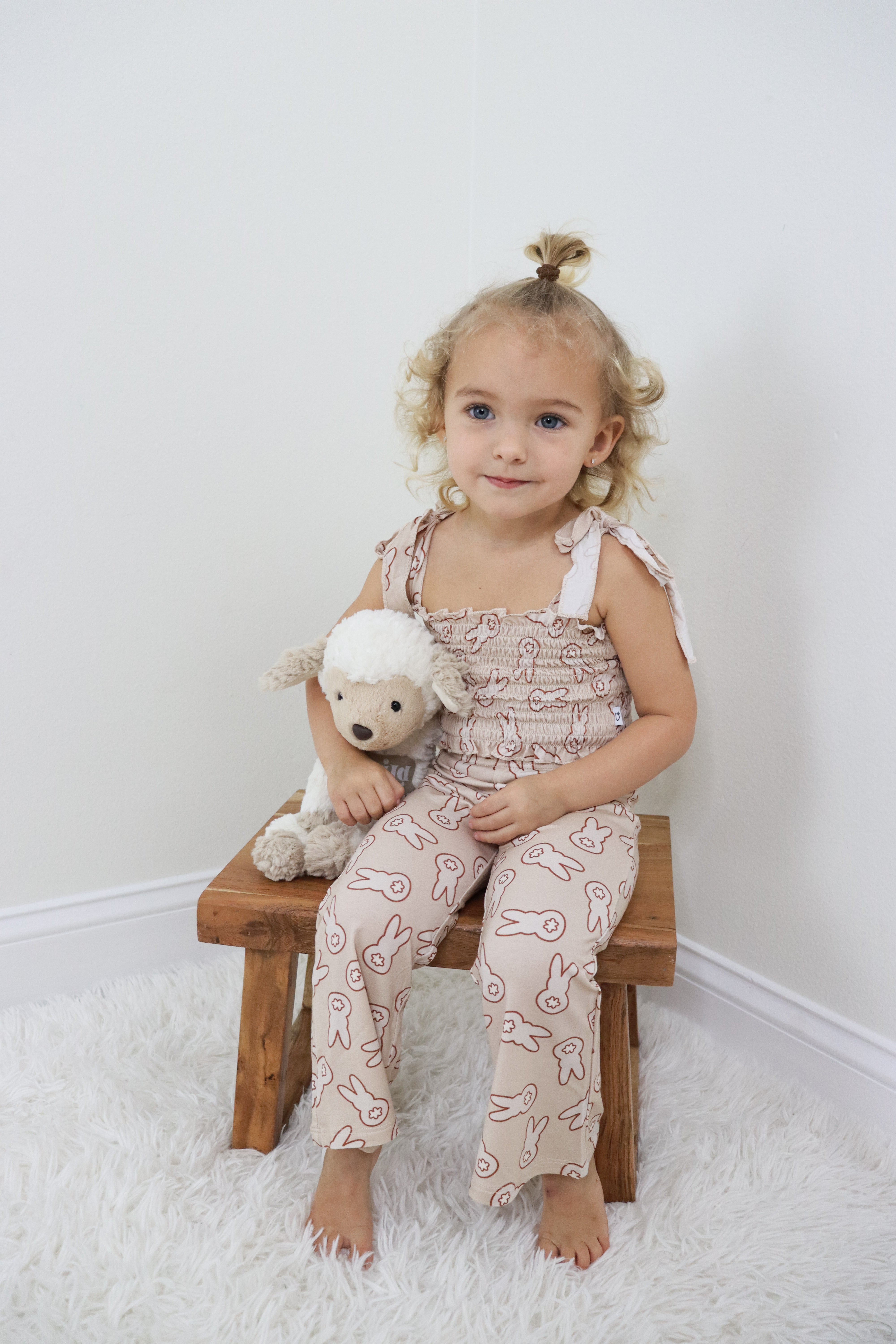 Bunny Tails Dream Smocked Flare Set