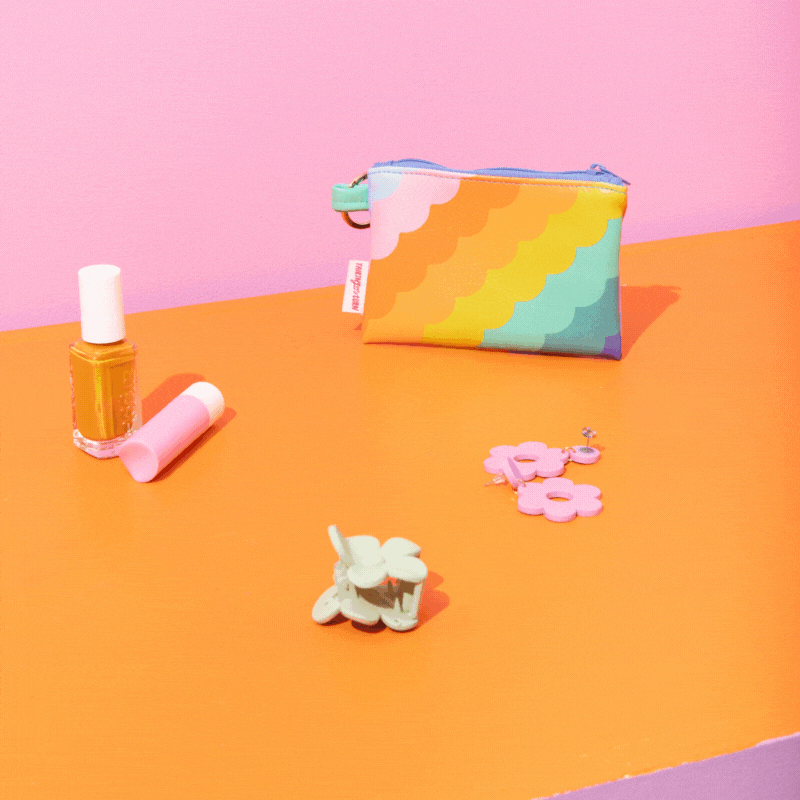 Rising Scallop Penny Key Ring