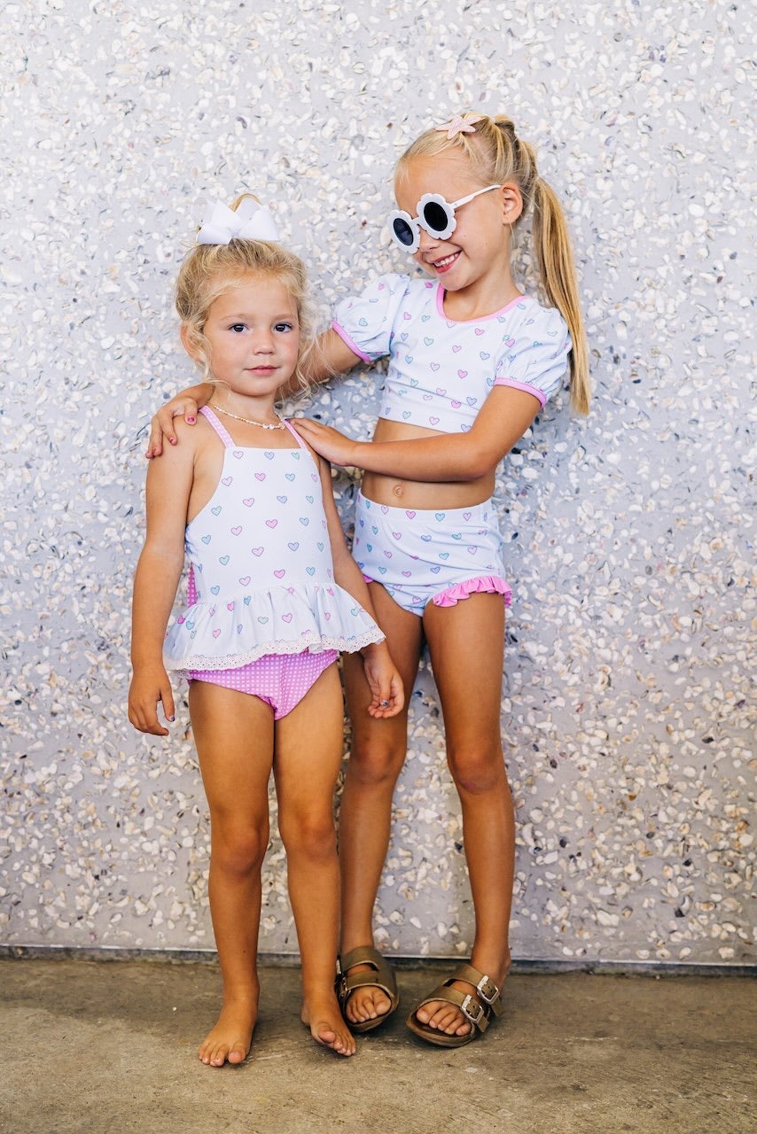 *preorder* Candyland Puff Sleeve Bikini