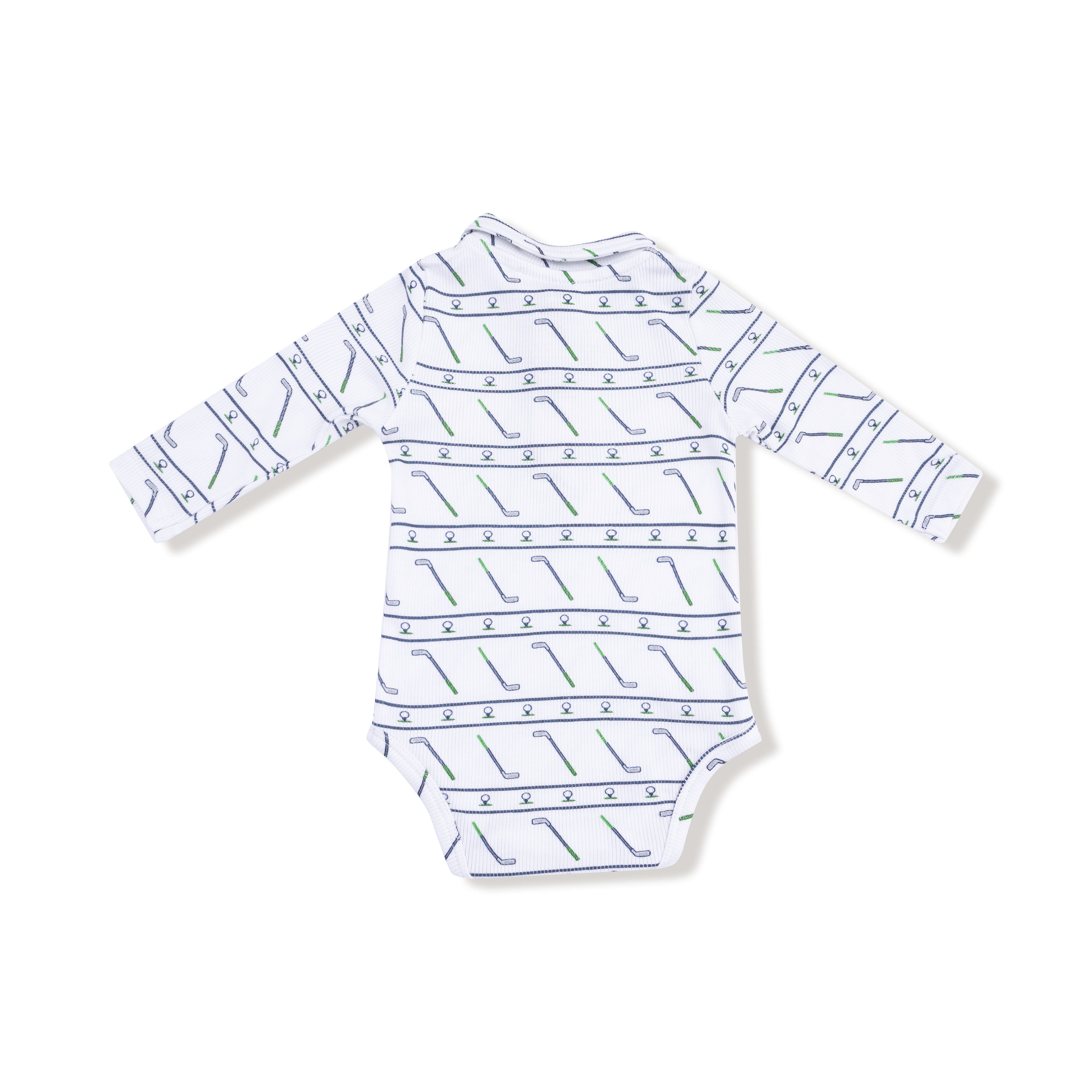 Long Sleeve Polo Bodysuit