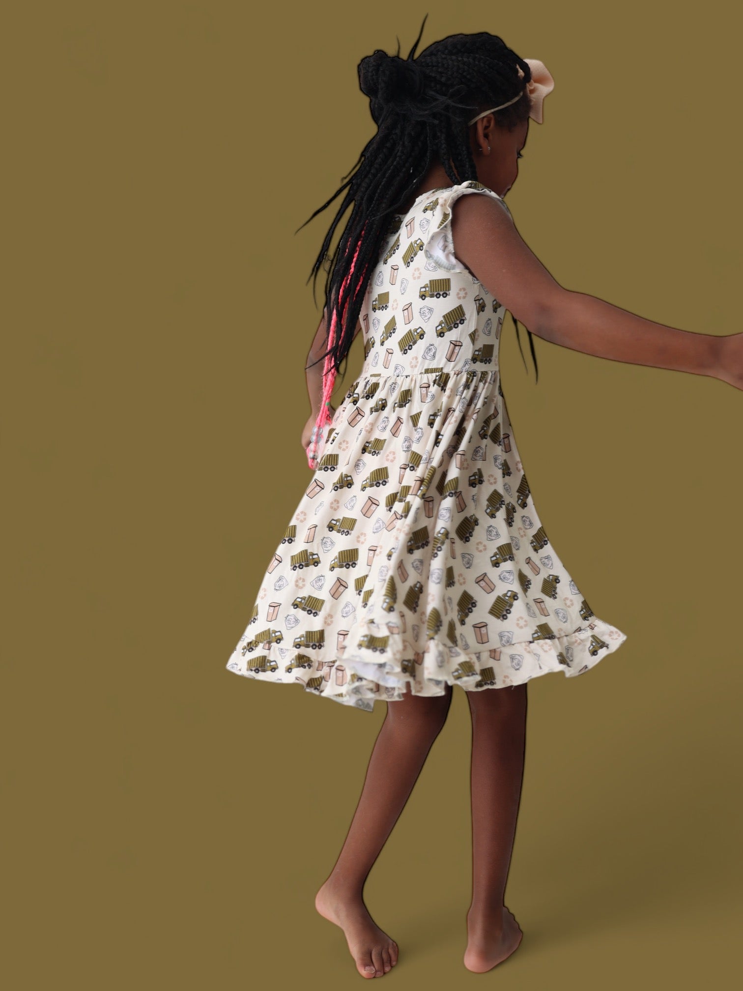 Good Ol' Garbage Dream Ruffle Dress